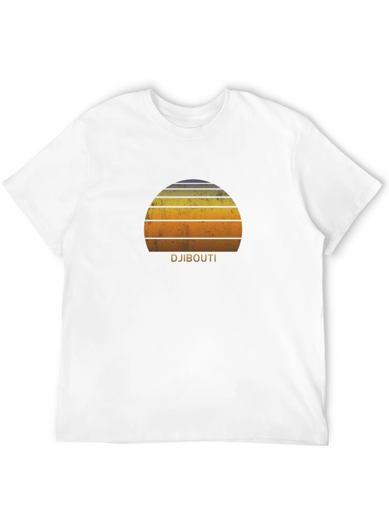 Retro Djibouti Sunset T-Shirt
