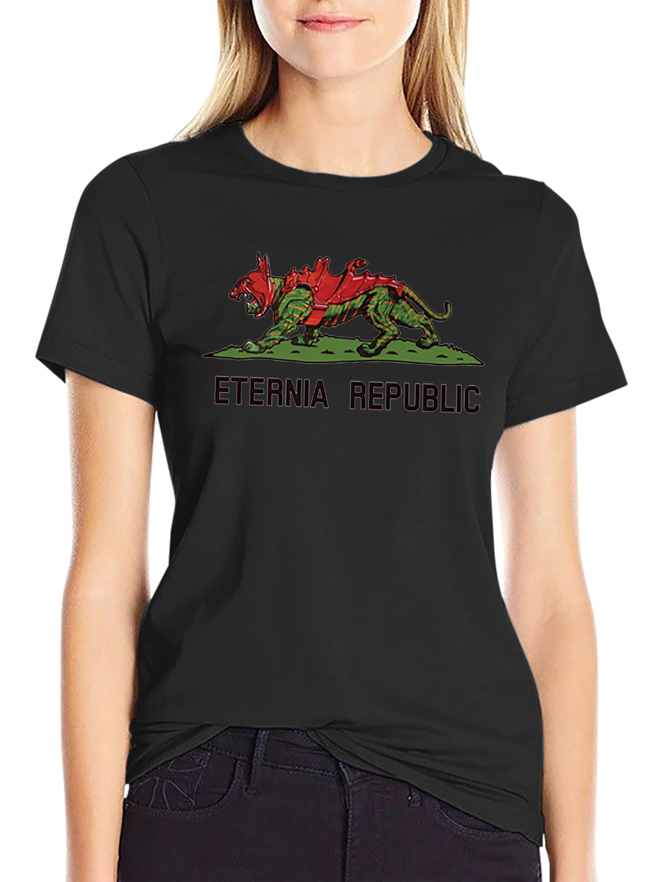 Eternia Republic Graphic Tee - Battlecat Tribute T-Shirt