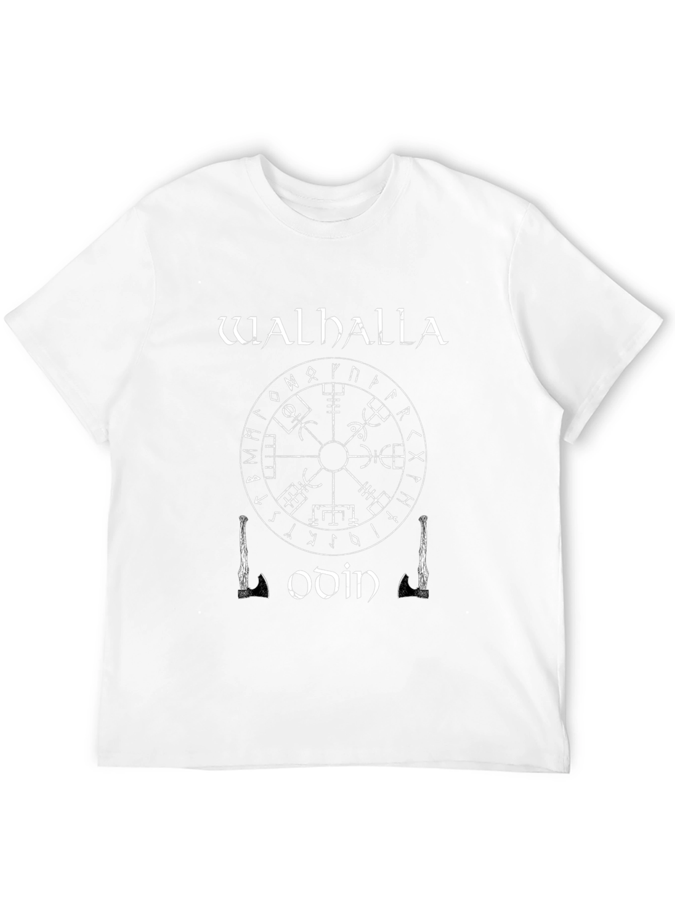 Valhalla Odin Graphic Tee - Viking Style