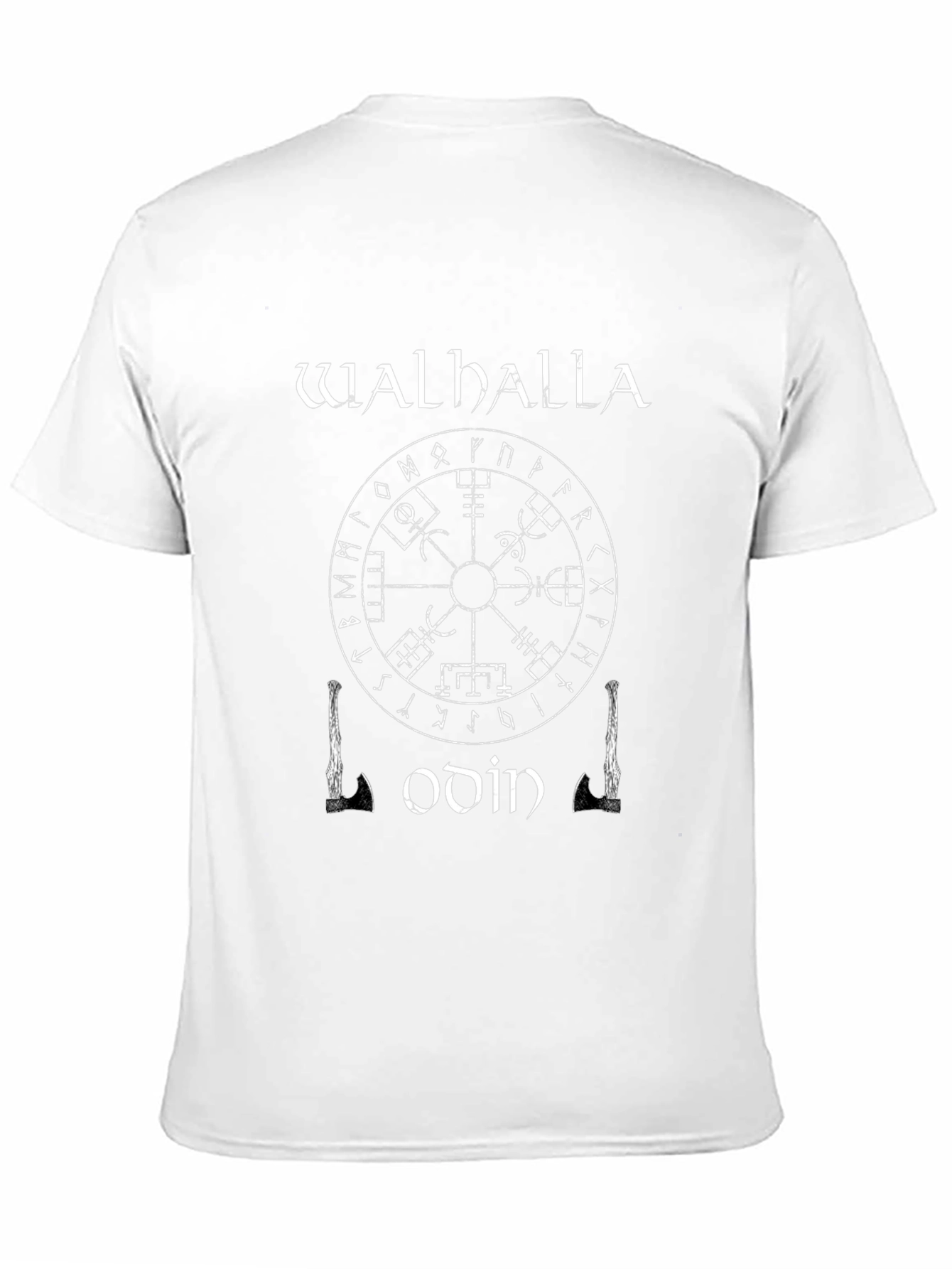 Valhalla Odin Graphic Tee - Viking Style