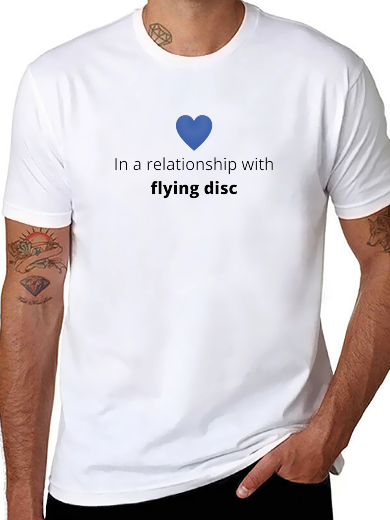 Flying Disc Relationship T-Shirt - Novelty Tee
