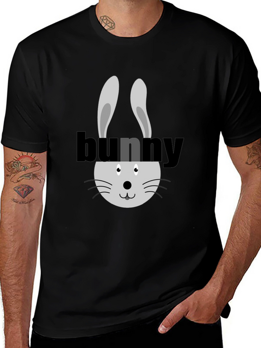 Bunny Graphic Tee - Soft Cotton Blend Comfort