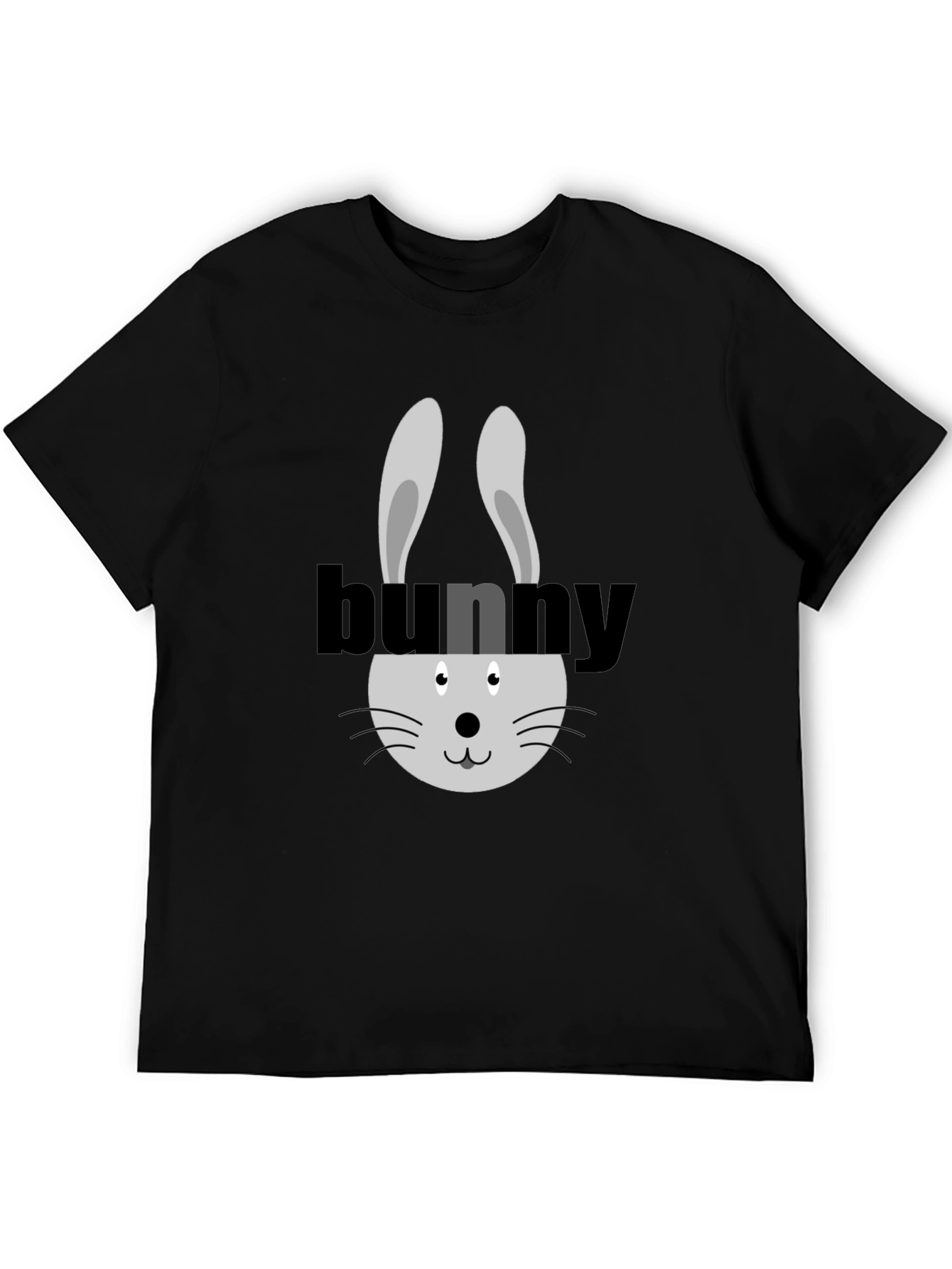 Bunny Graphic Tee - Soft Cotton Blend Comfort