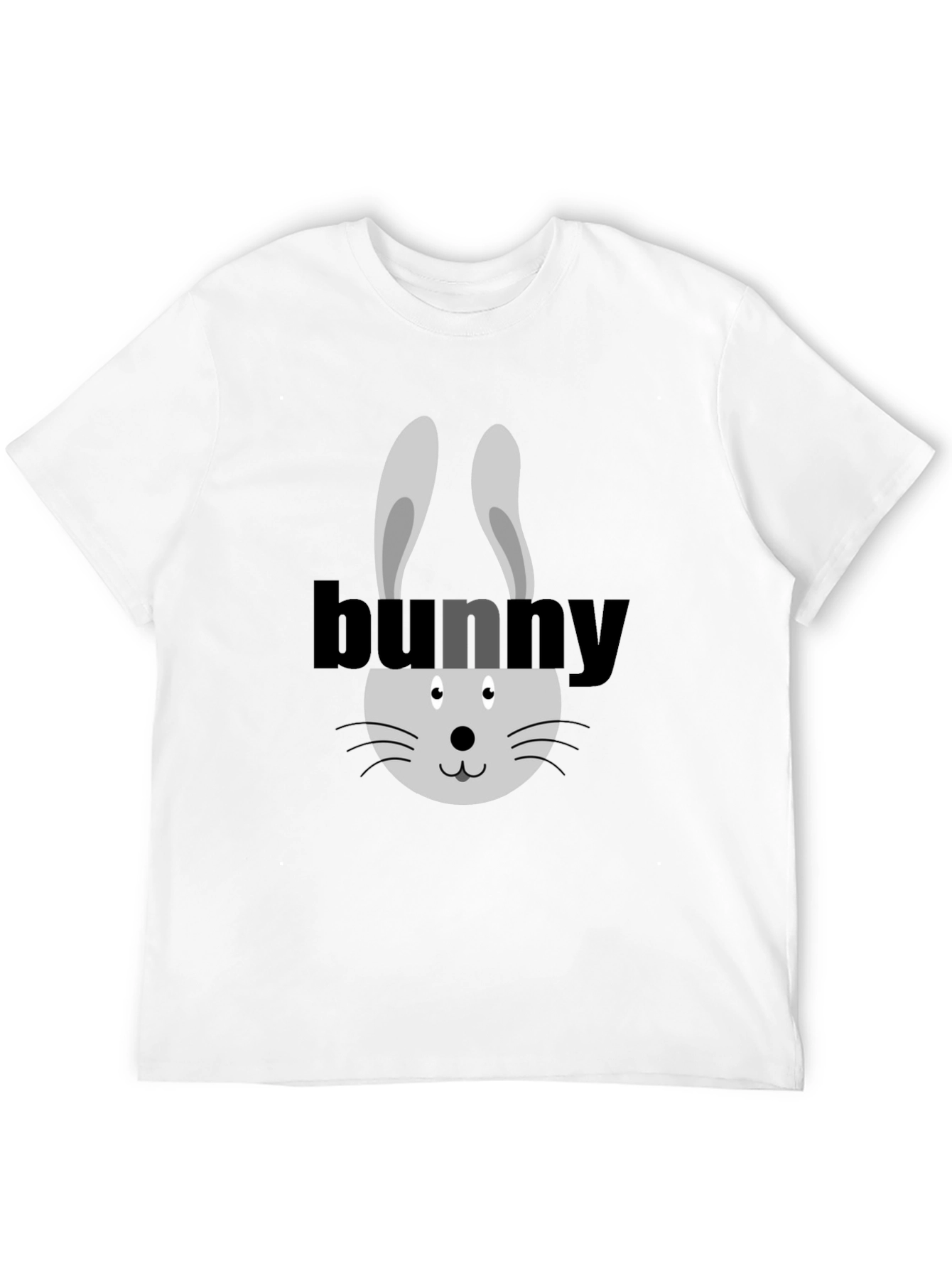 Bunny Graphic Tee - Soft Cotton Blend Comfort