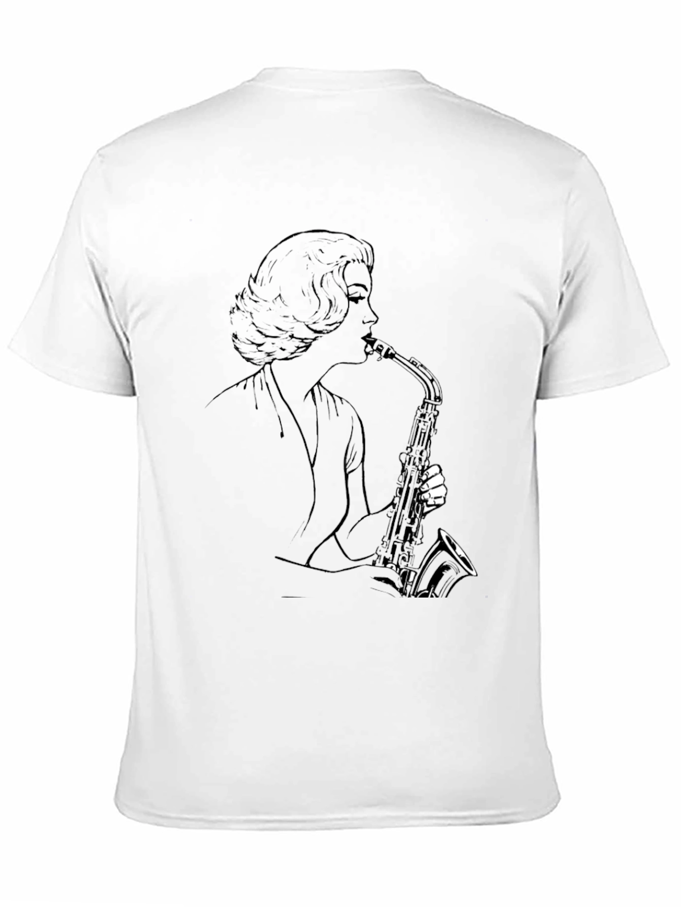 Saxophone Player Graphic Tee