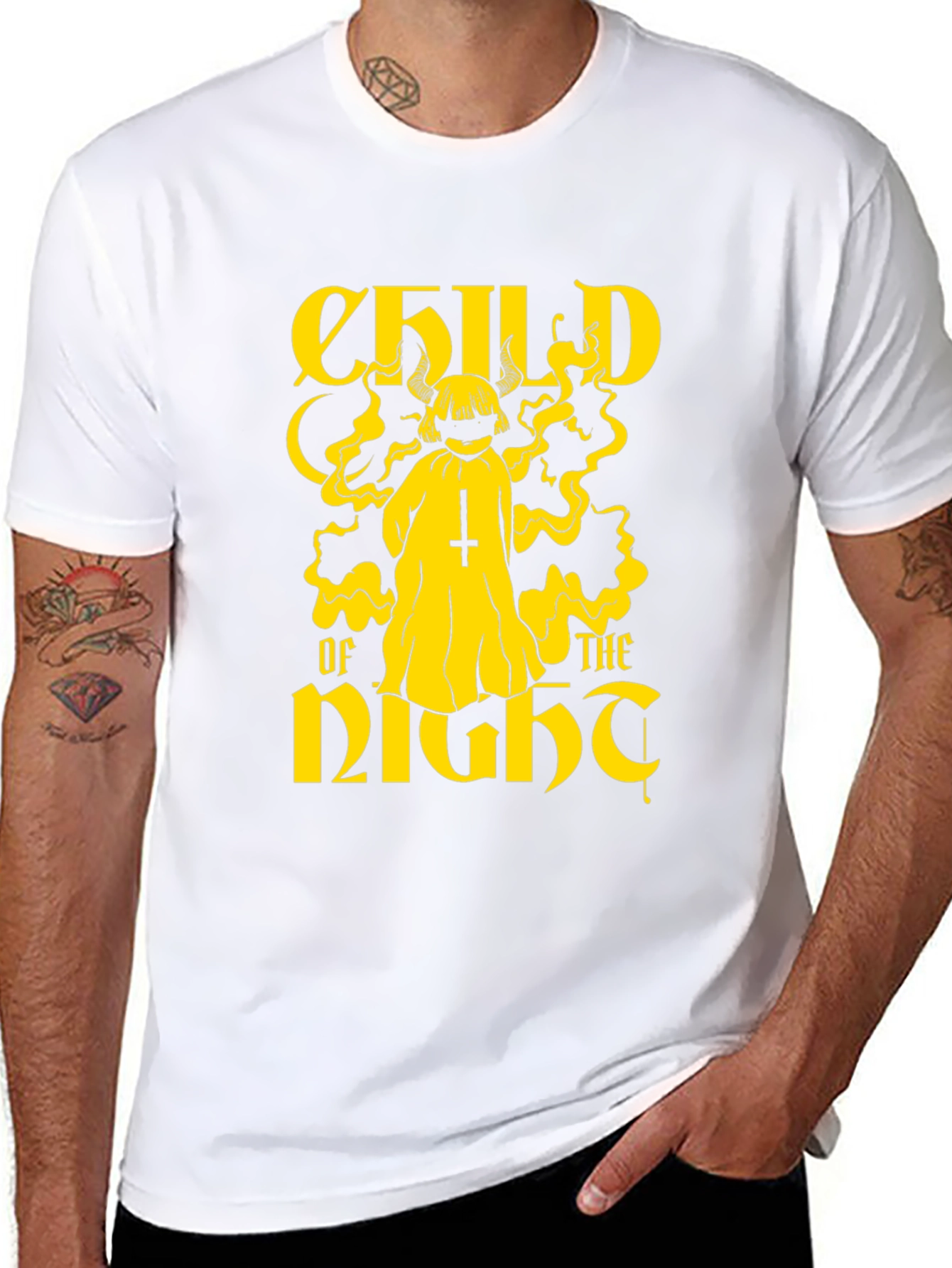 Child of the Night Graphic Tee - Black