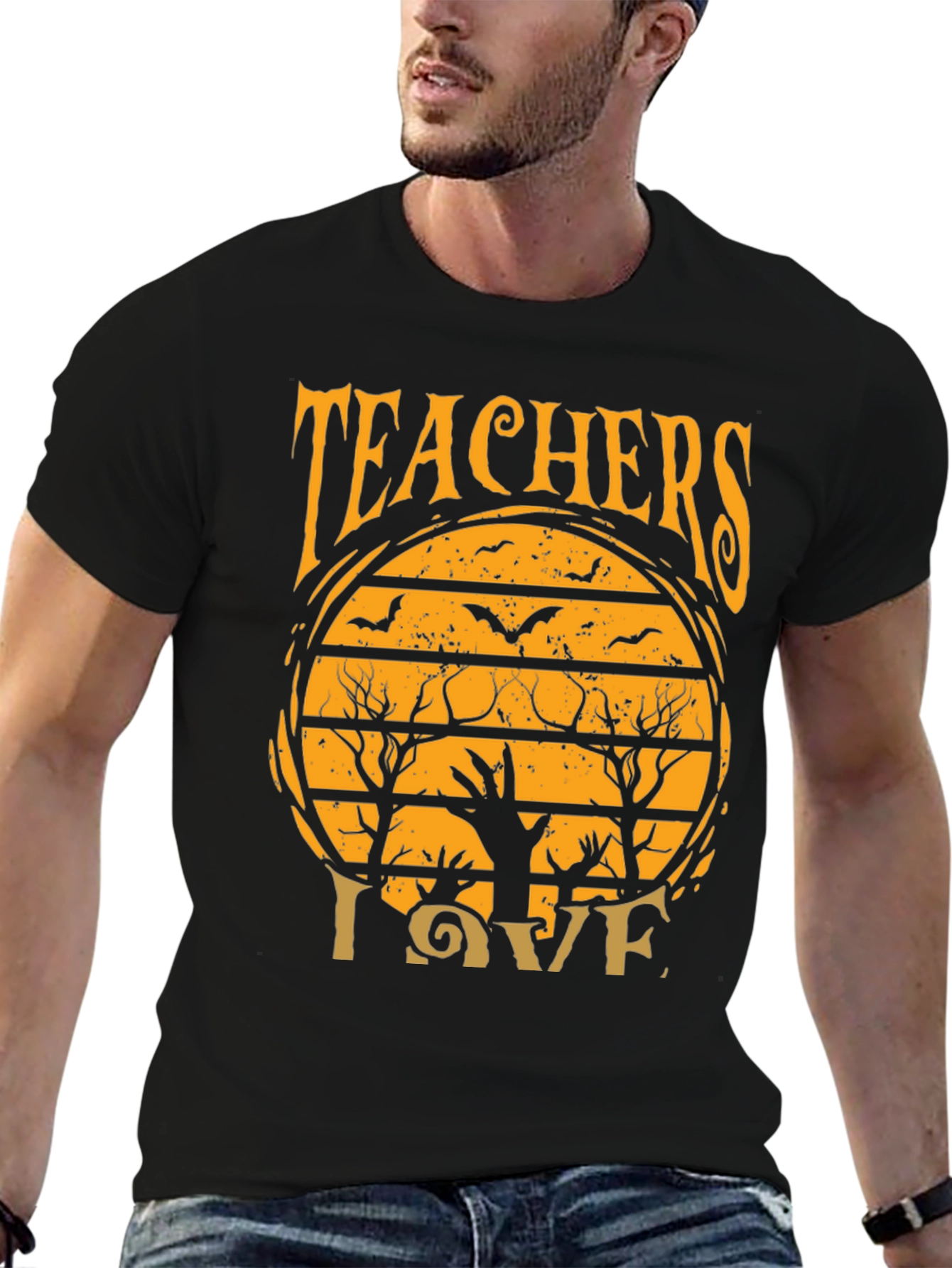 Teachers Halloween Love Tee