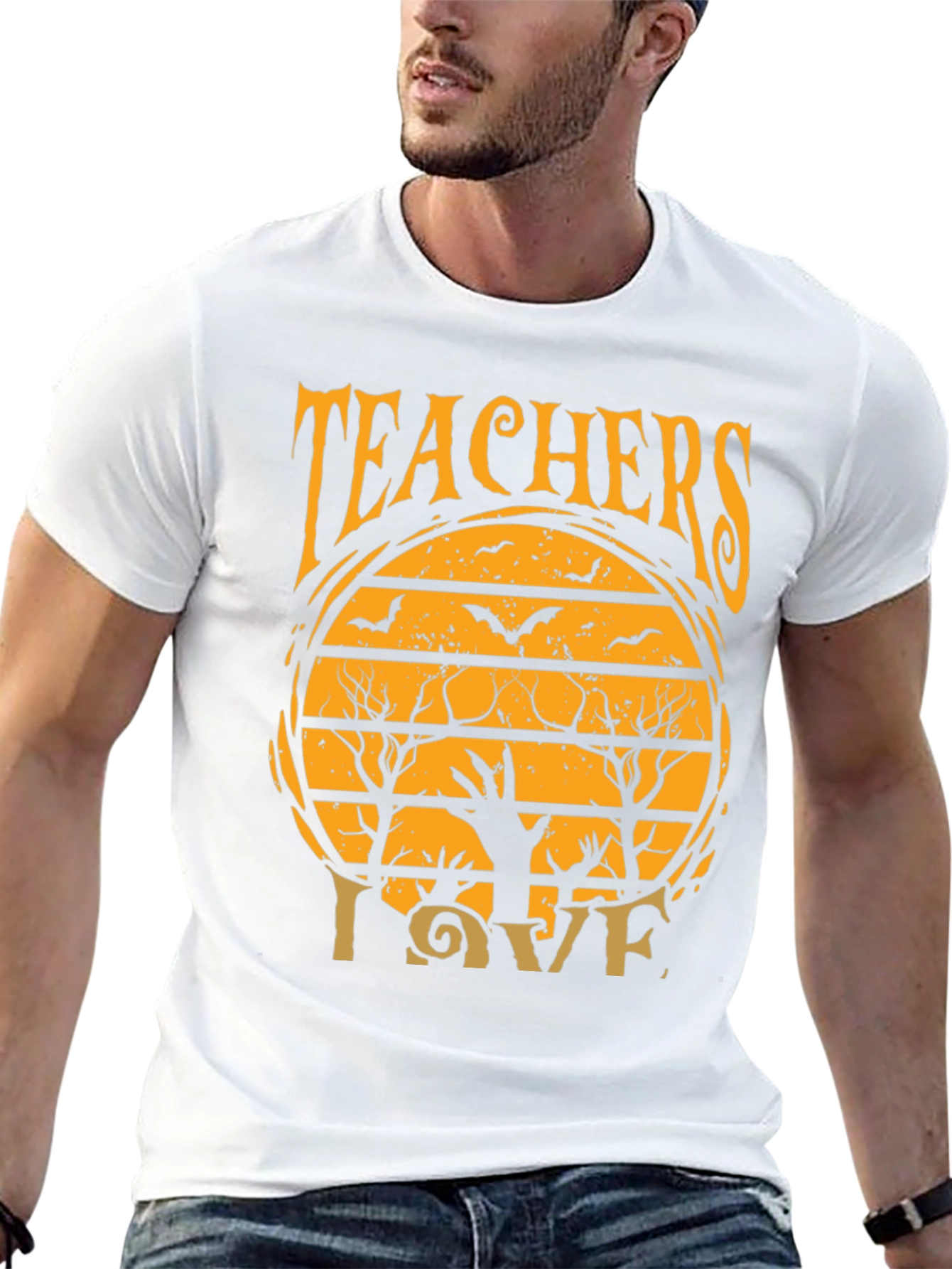 Teachers Halloween Love Tee