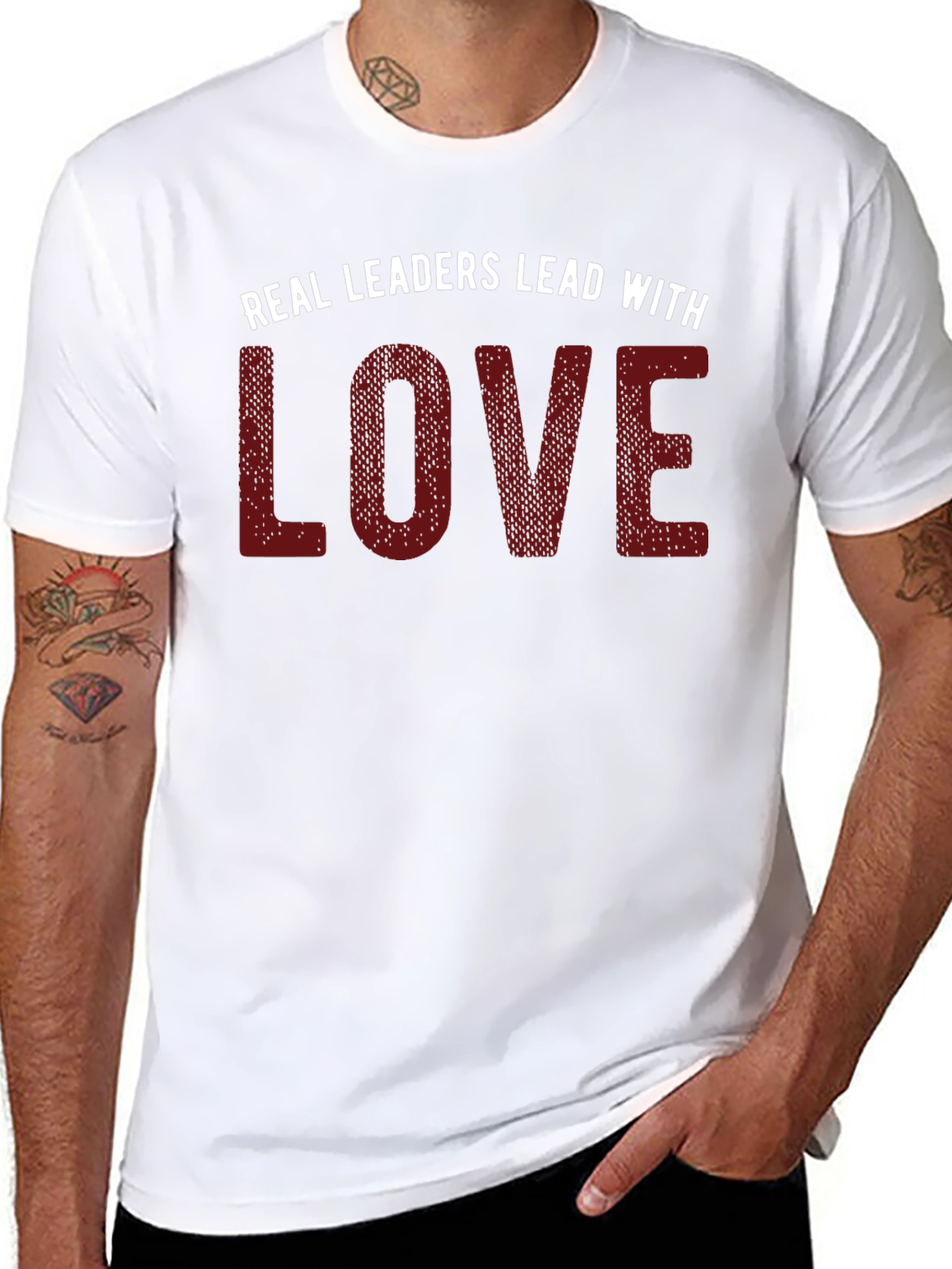 Real Leaders Lead With Love T-Shirt