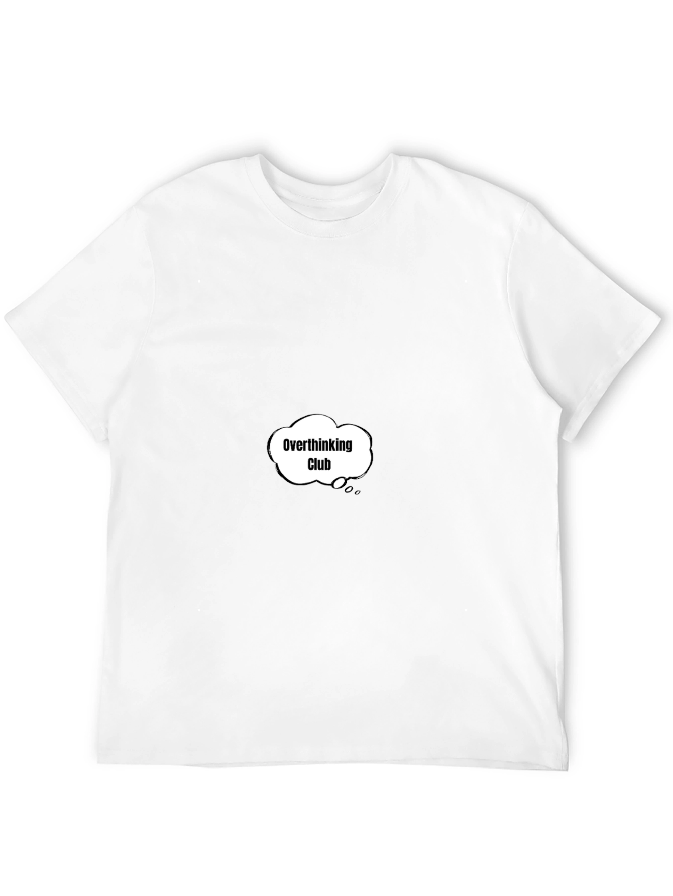 Overthinking Club T-Shirt - Comfortable Black Tee