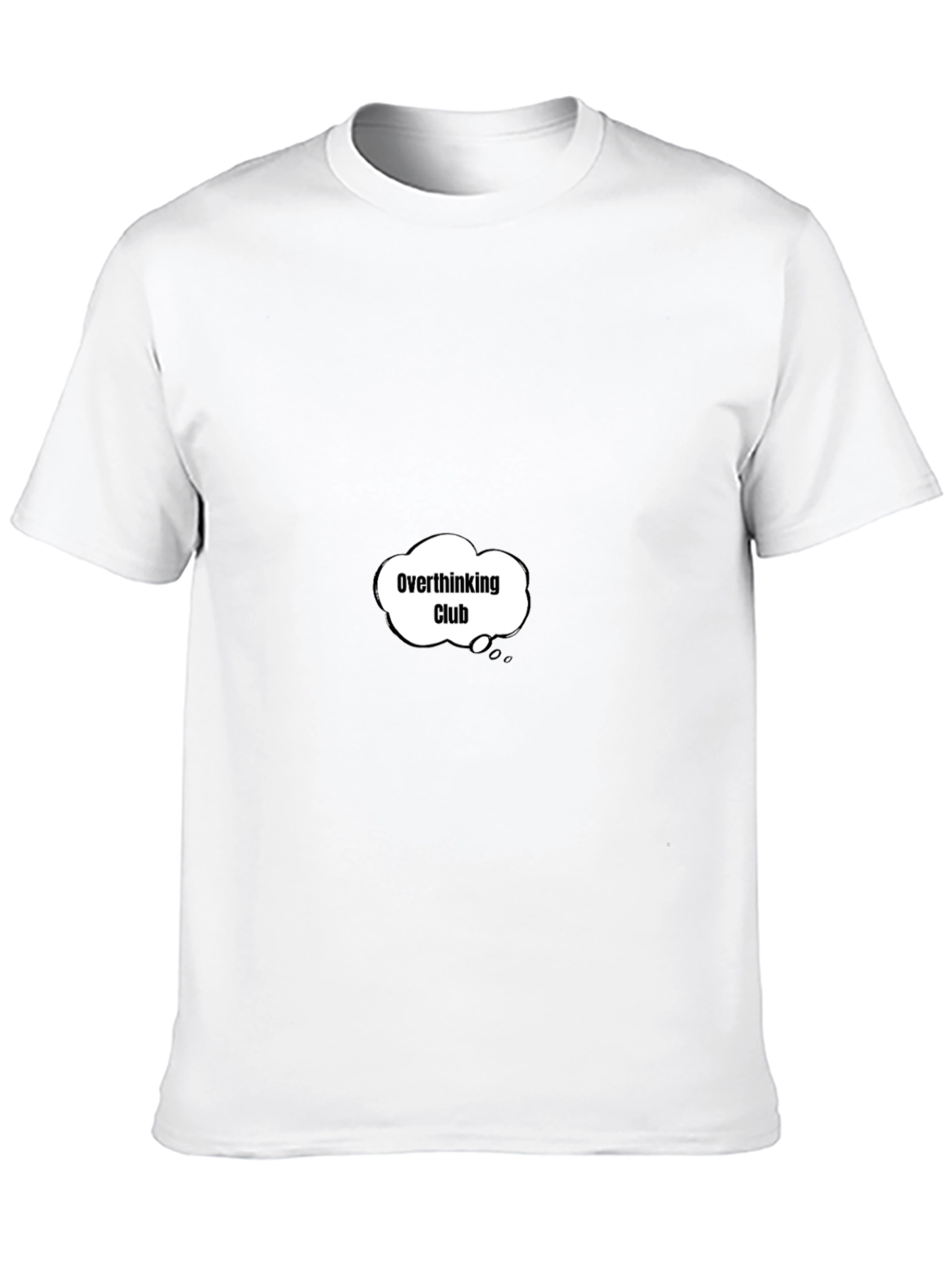 Overthinking Club T-Shirt - Comfortable Black Tee