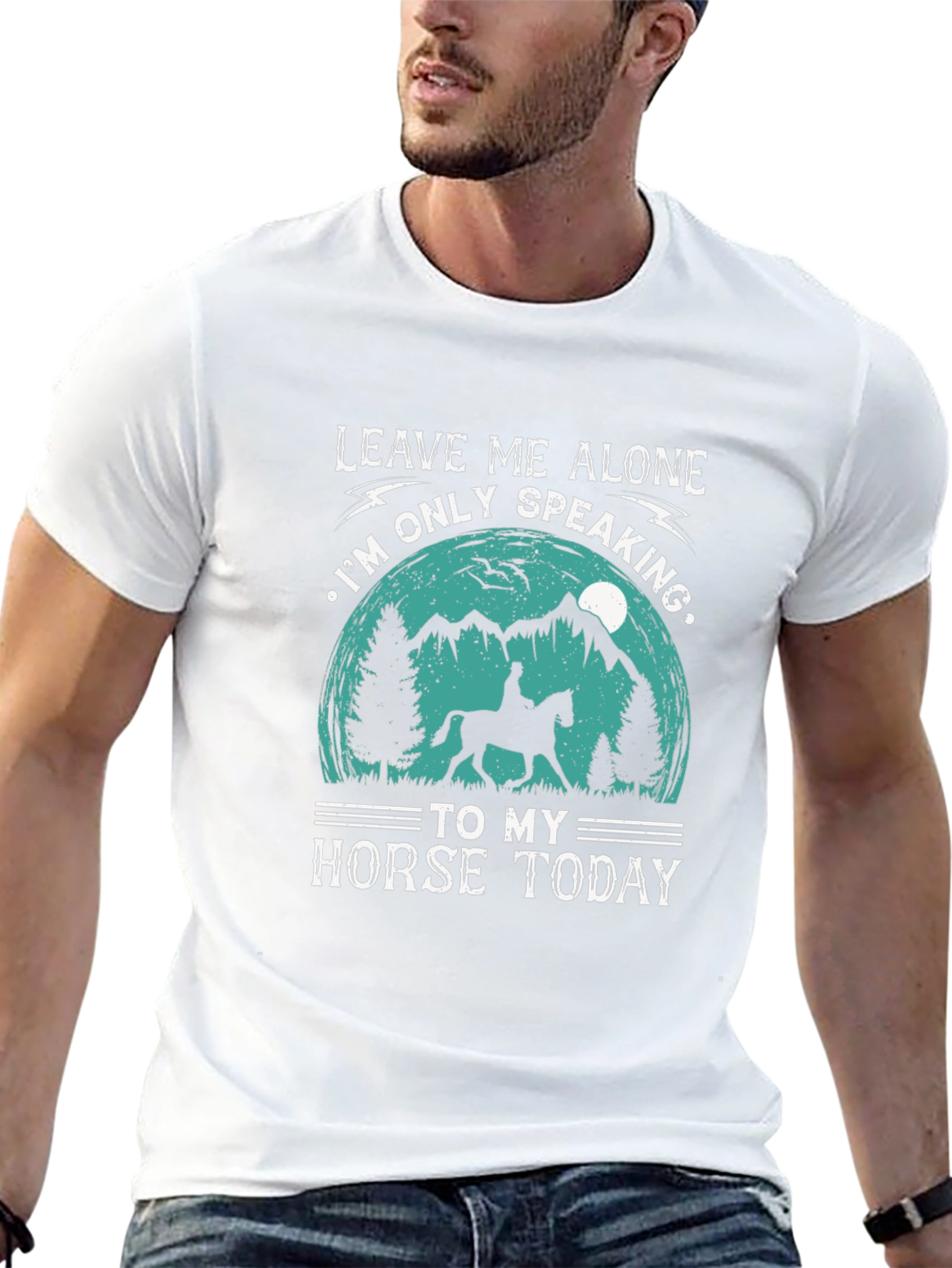 Leave Me Alone Horse Lover Tee