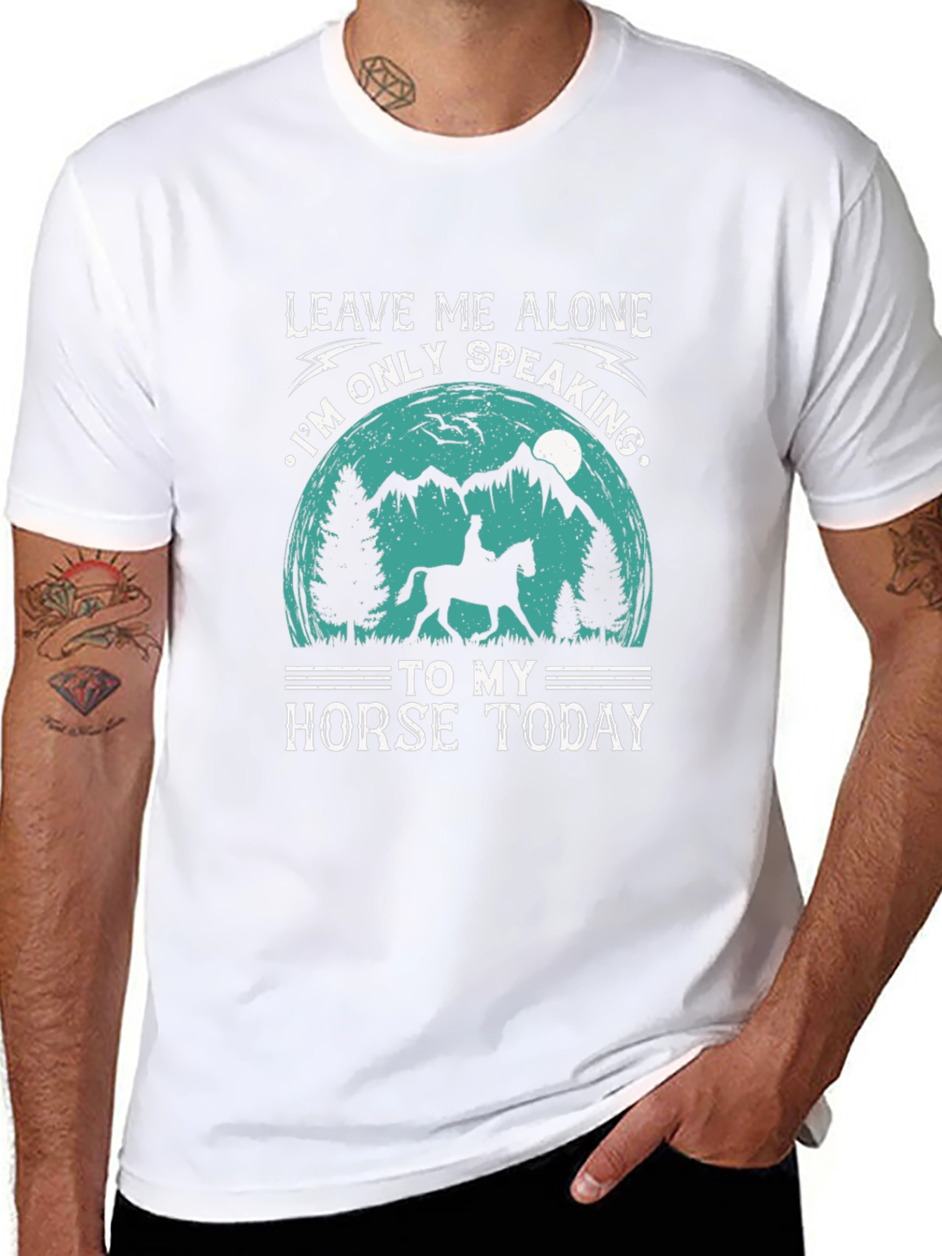 Leave Me Alone Horse Lover Tee