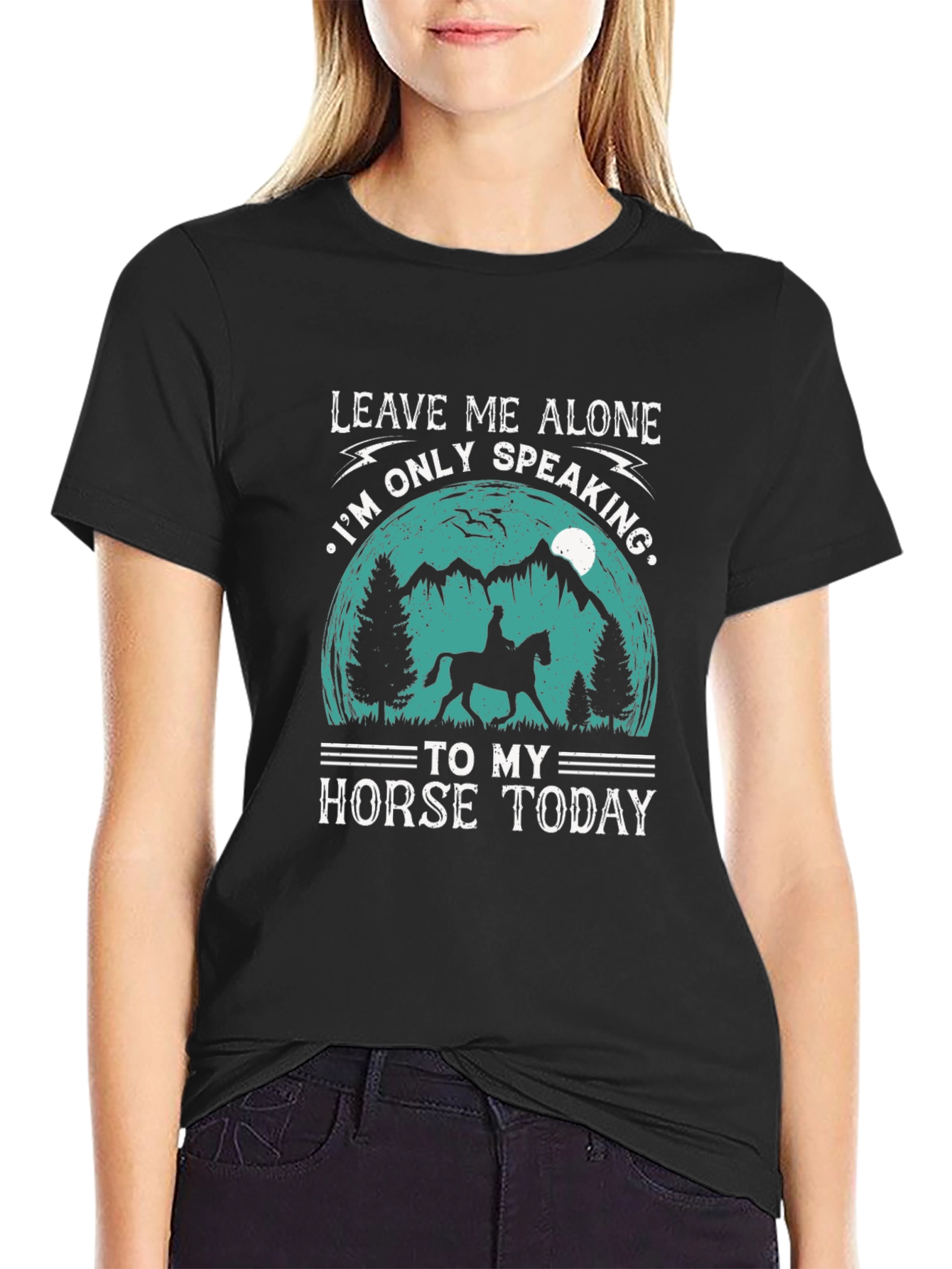 Leave Me Alone Horse Lover Tee