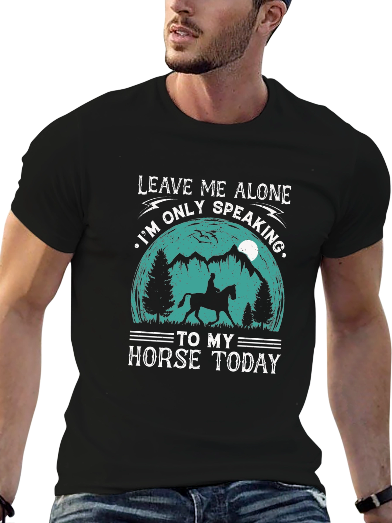 Leave Me Alone Horse Lover Tee