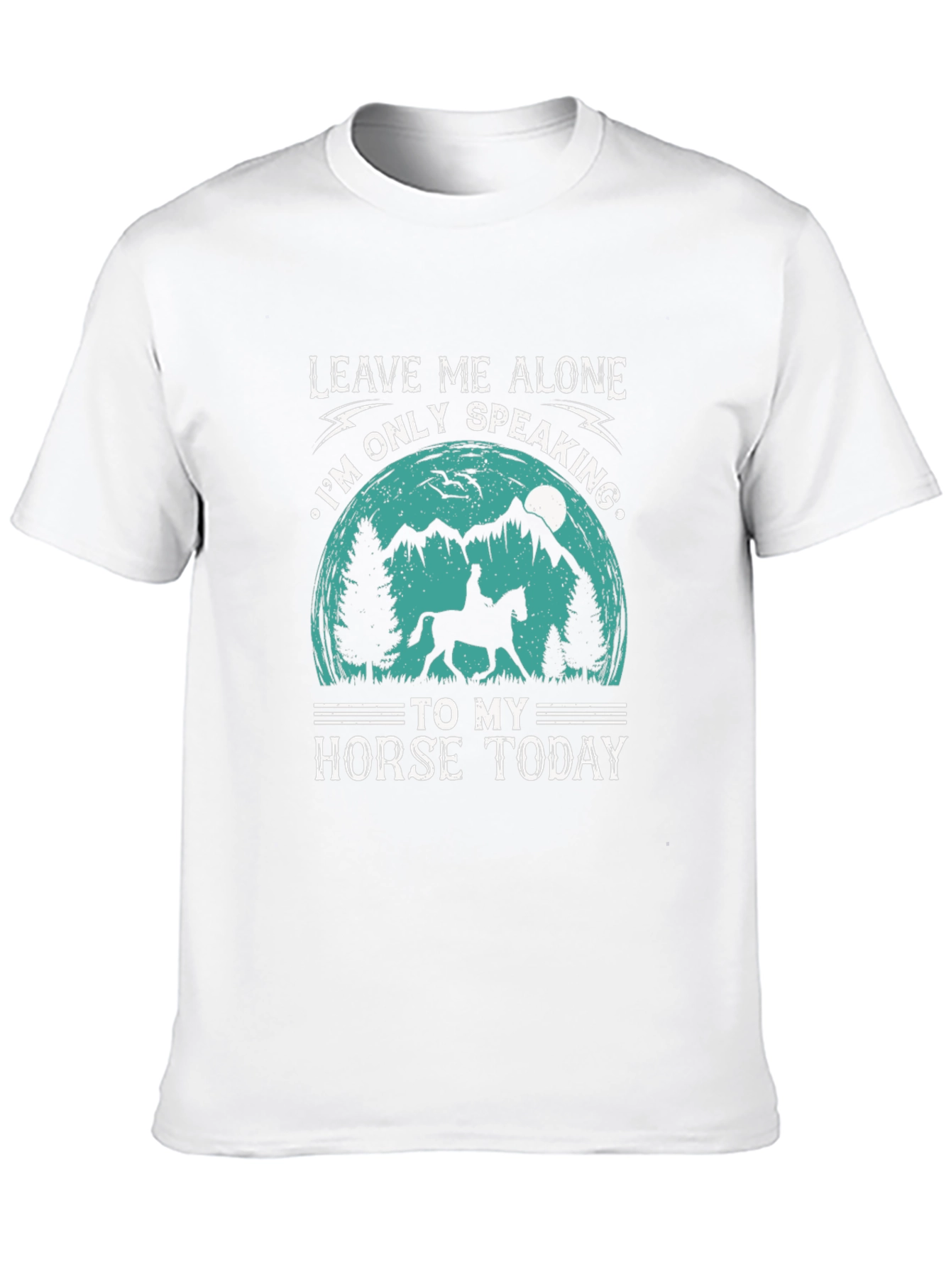 Leave Me Alone Horse Lover Tee