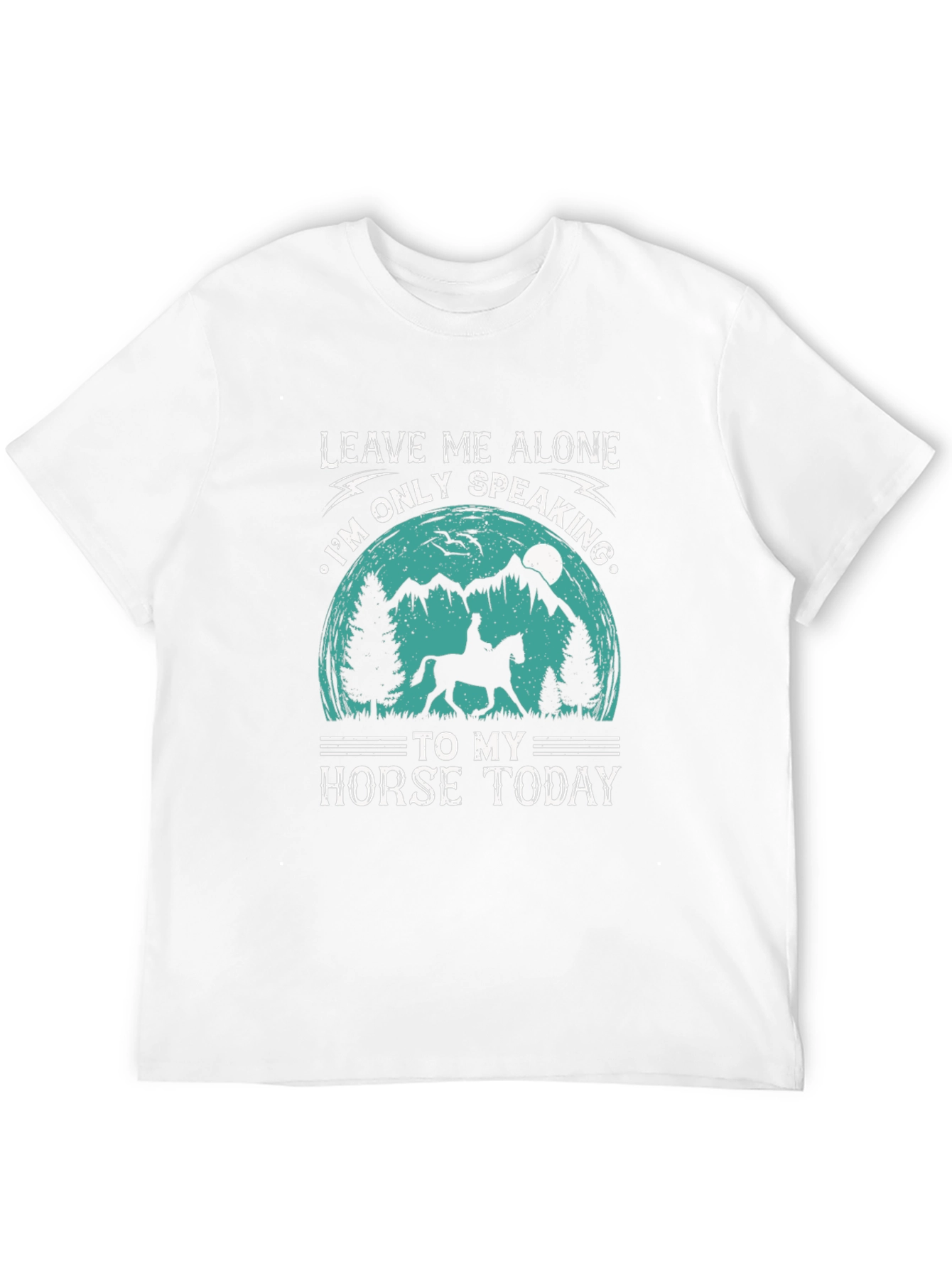 Leave Me Alone Horse Lover Tee