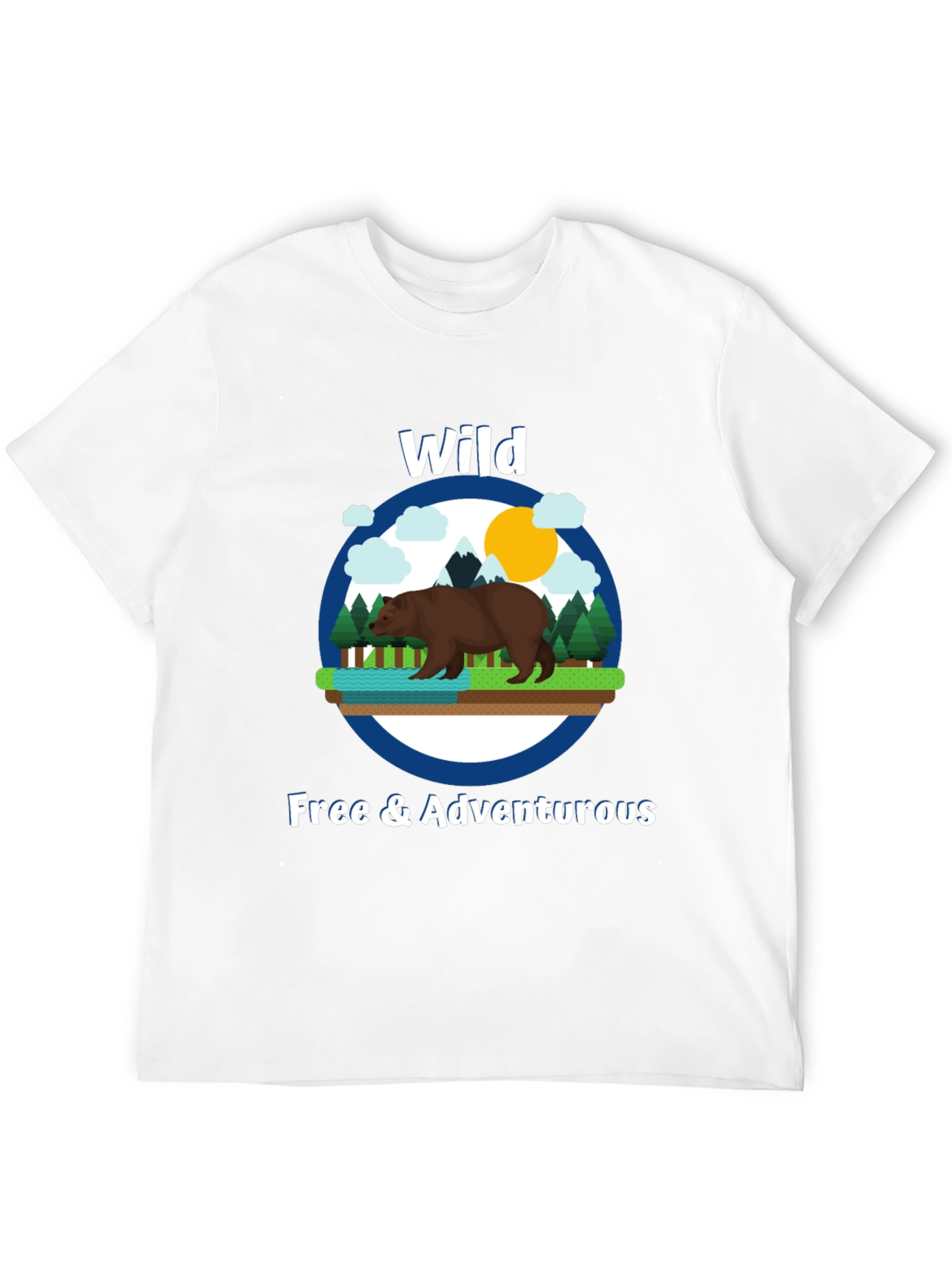 Wild & Adventurous Bear Graphic T-Shirt