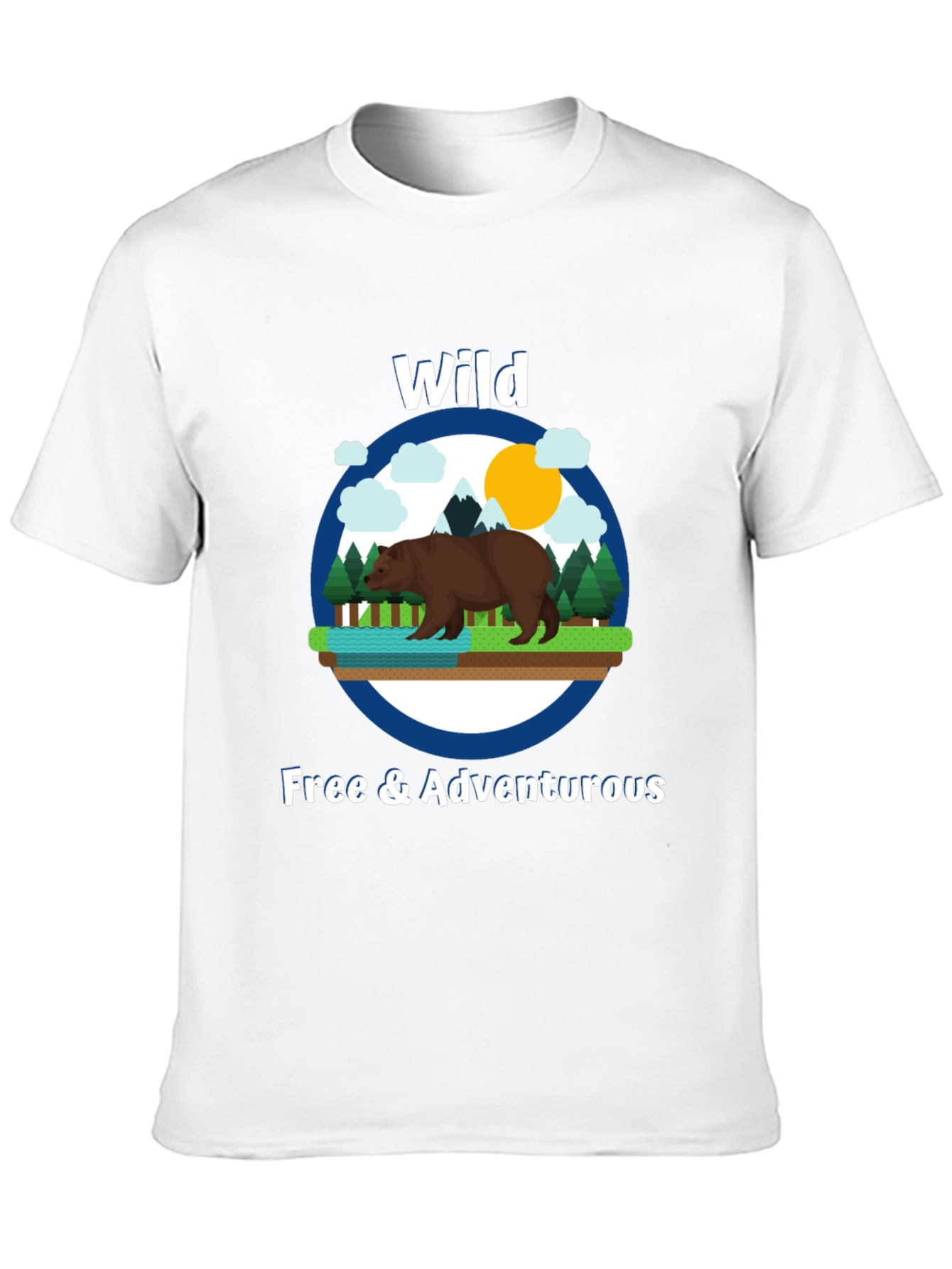 Wild & Adventurous Bear Graphic T-Shirt