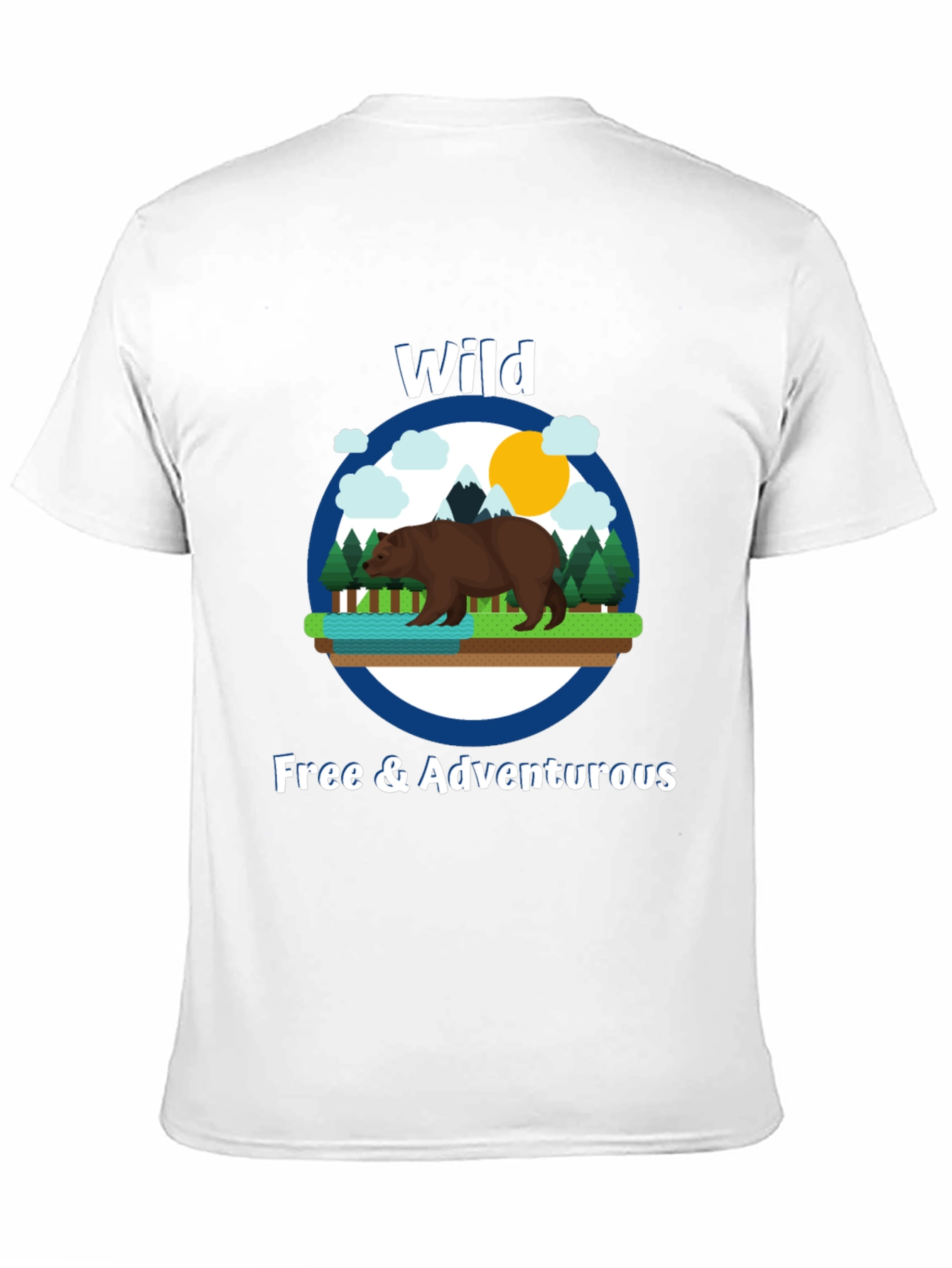 Wild & Adventurous Bear Graphic T-Shirt