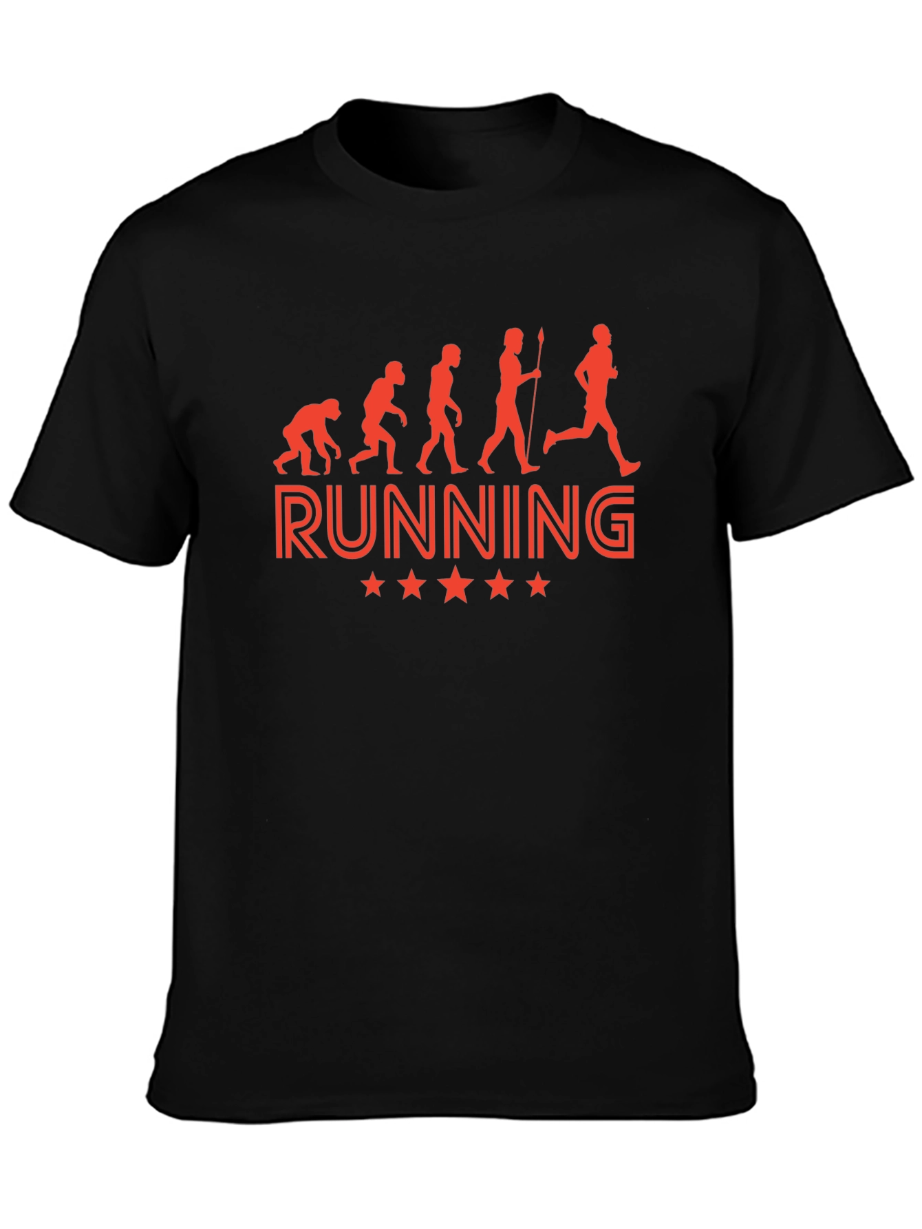 Running Evolution Black T-Shirt