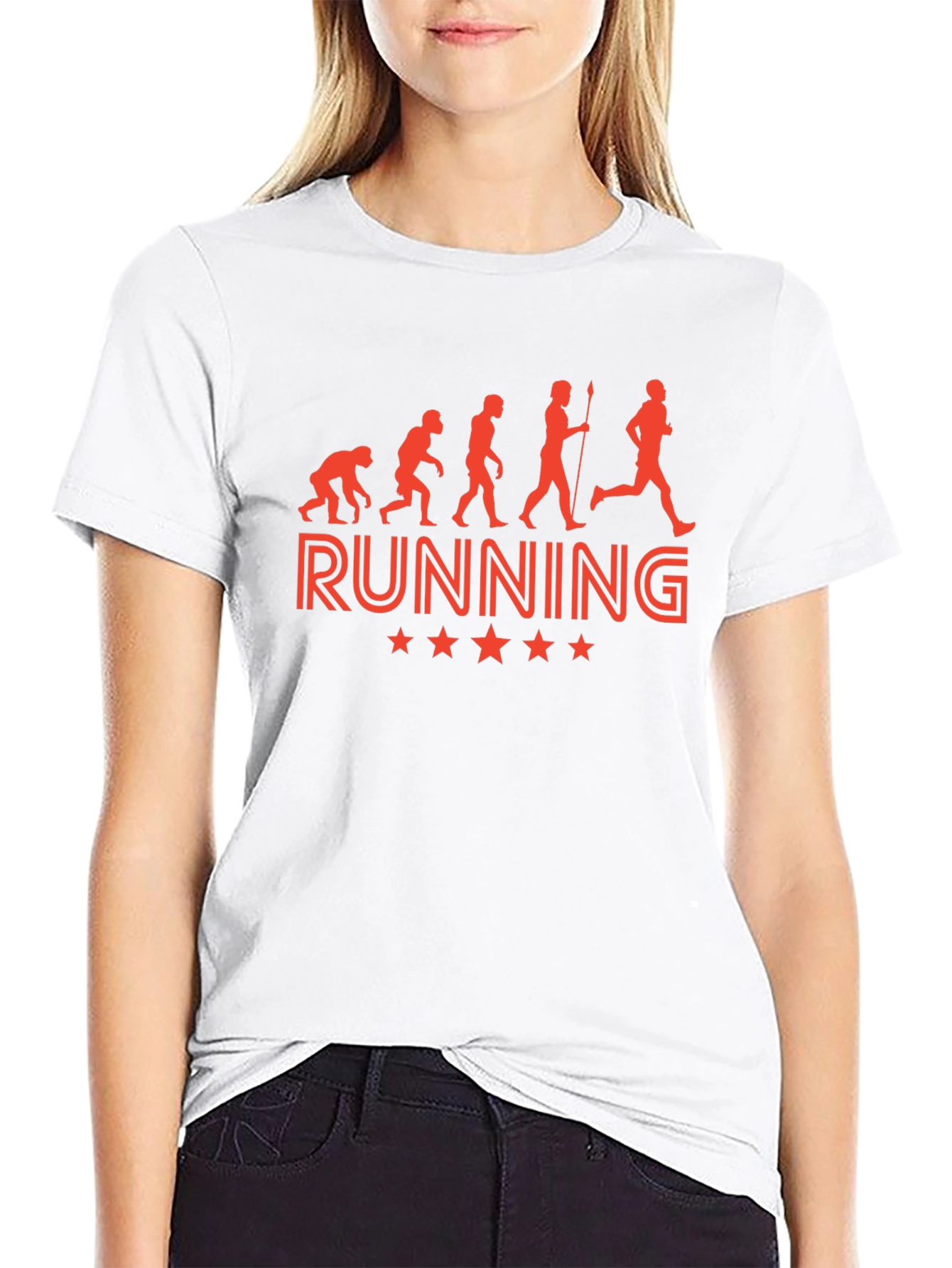 Running Evolution Black T-Shirt