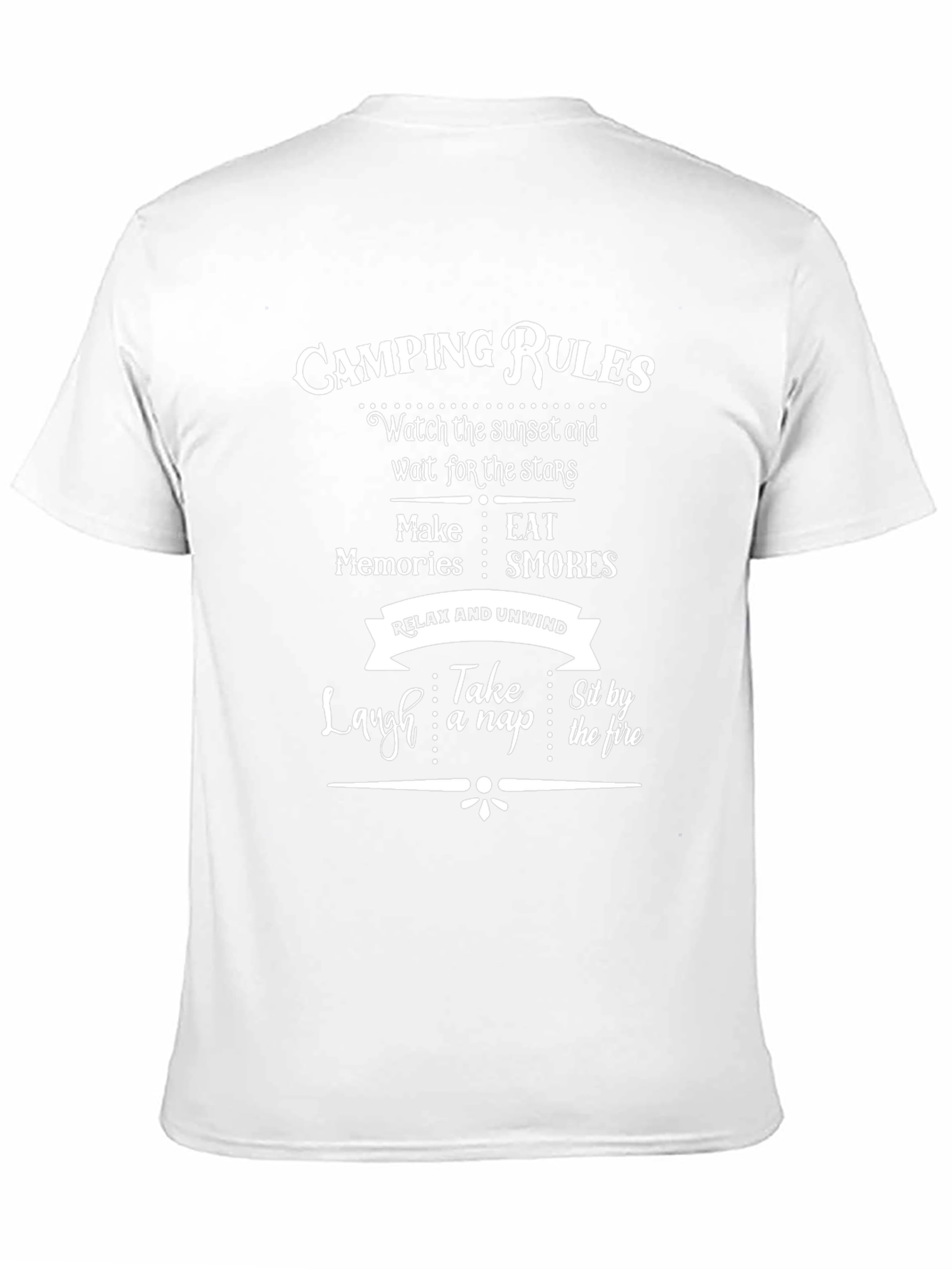 Camping Rules Graphic Tee - Relax & Unwind