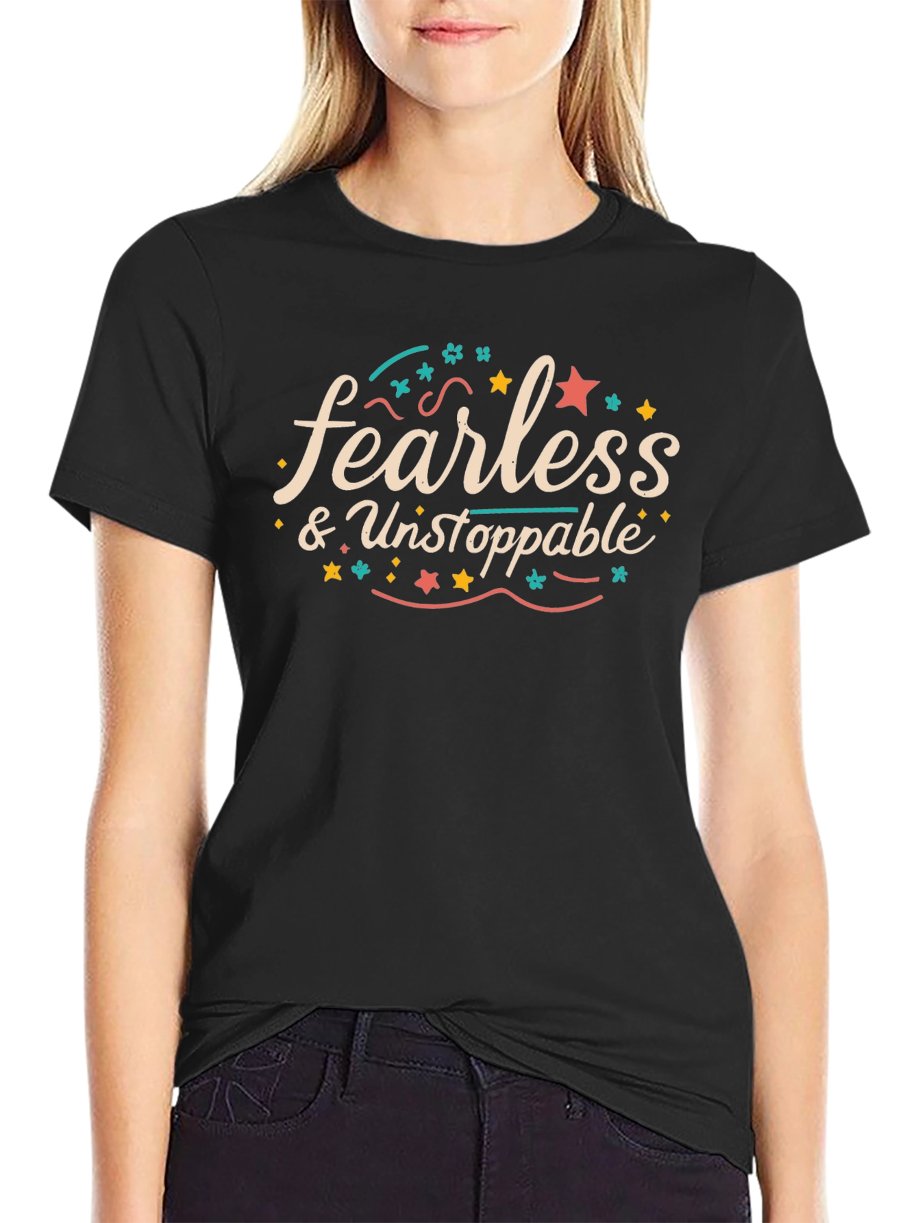 Fearless & Unstoppable Graphic T-Shirt