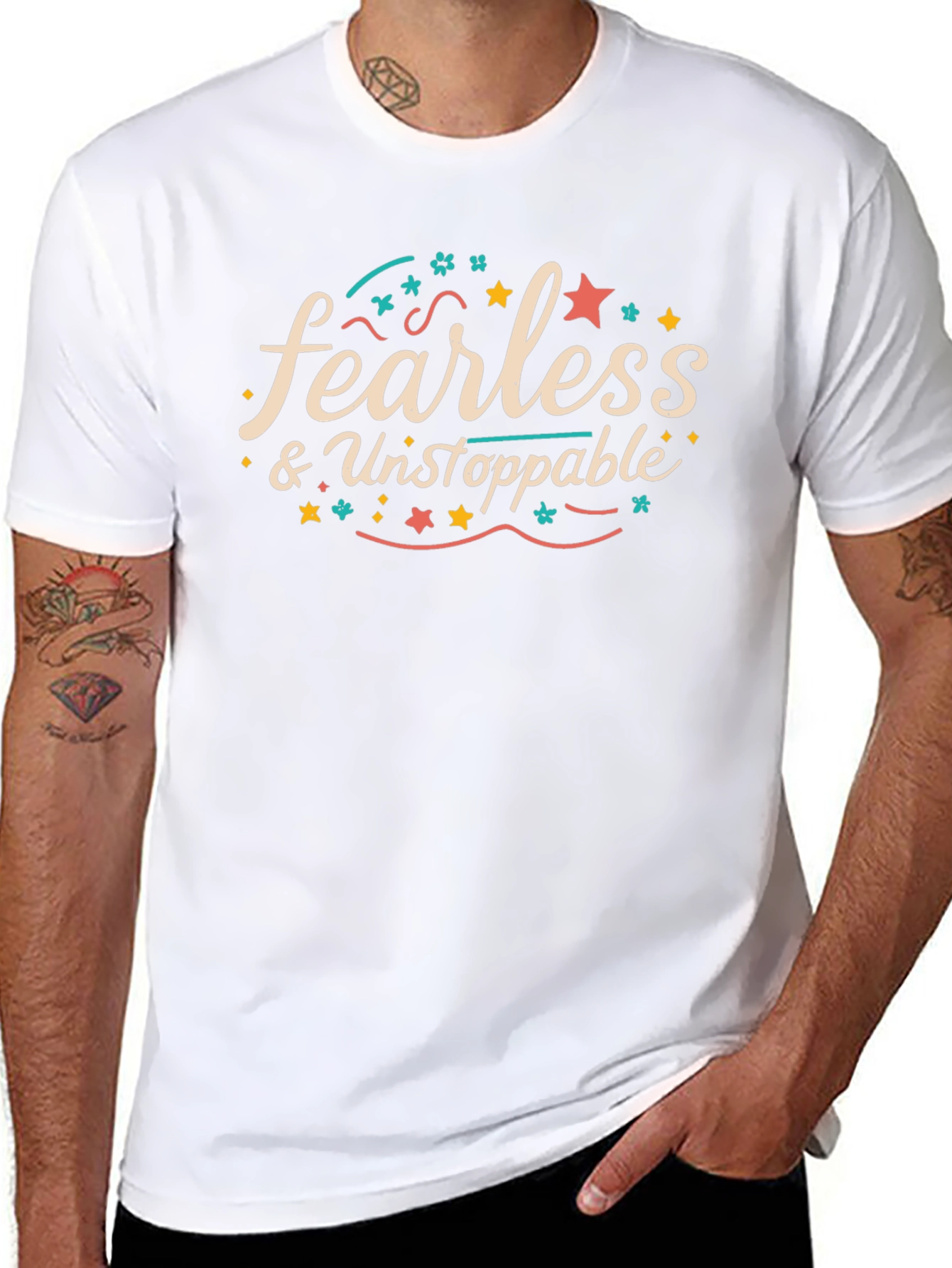 Fearless & Unstoppable Graphic T-Shirt