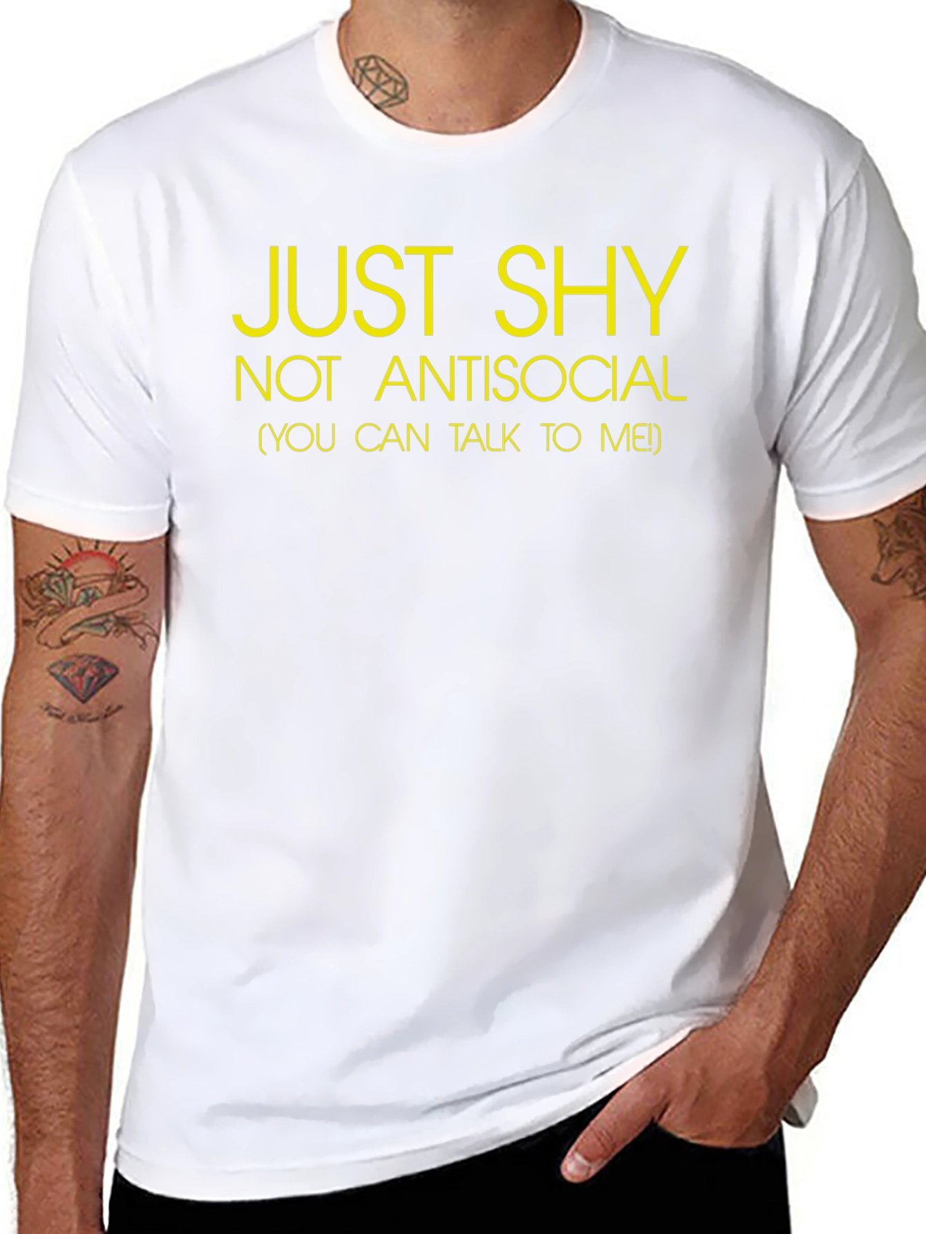 Just Shy Tee - Introvert Friendly Shirt