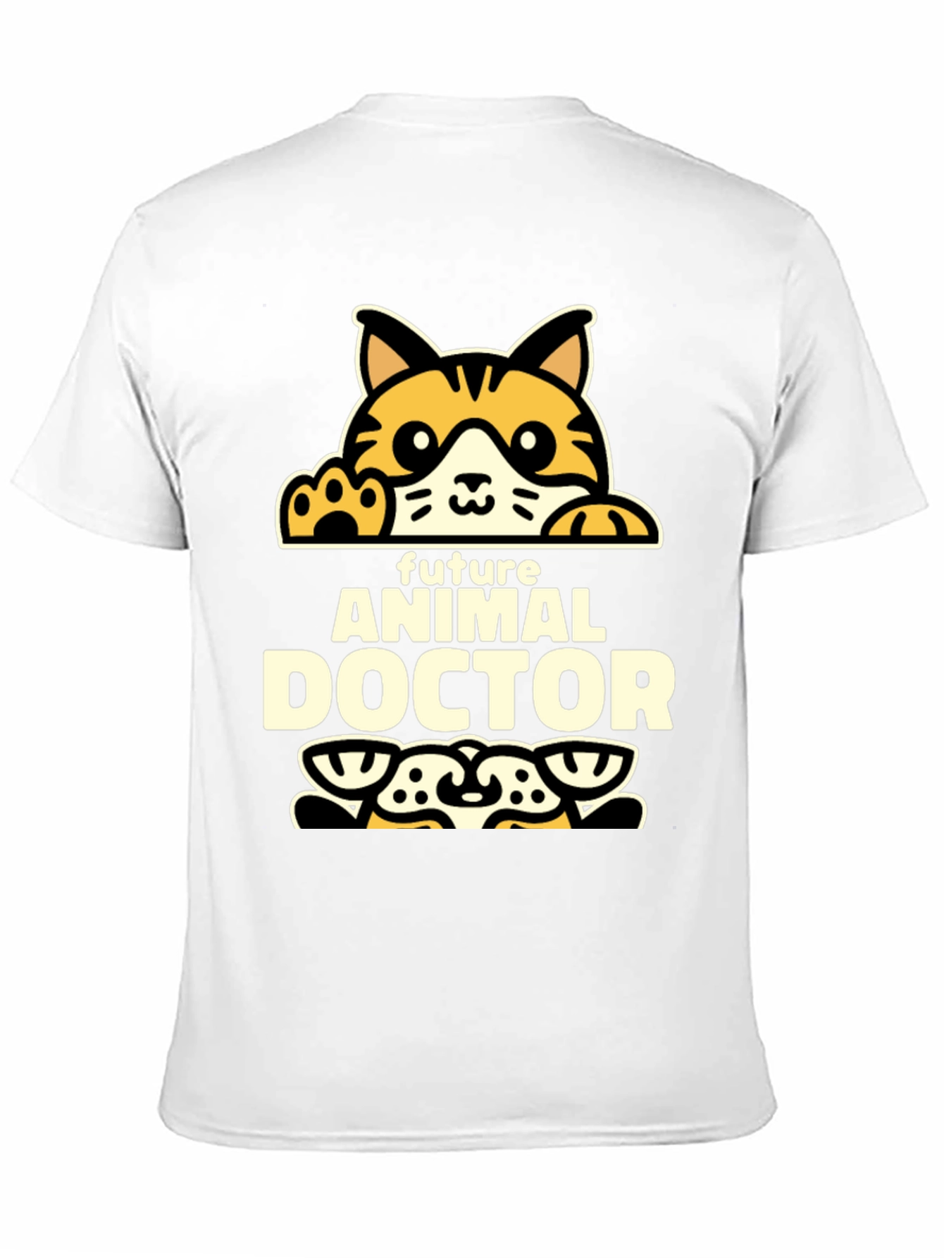 Future Animal Doctor T-Shirt - Cute Cat Design