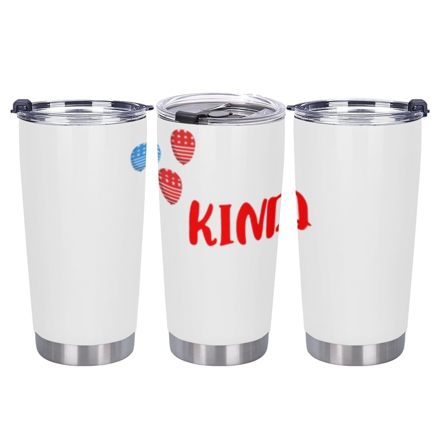 Insulated Stainless Steel Leak-Proof Tumbler - Stylish Graphic Print Cup