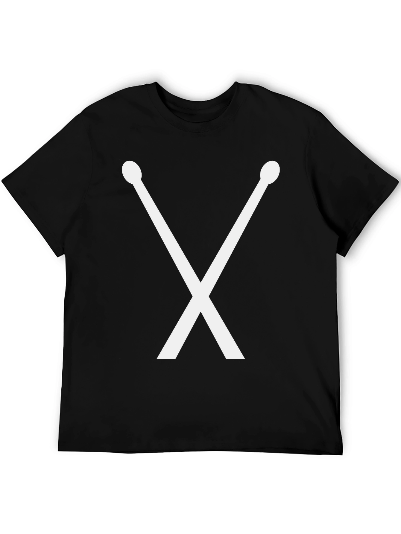 Drumsticks Graphic Tee - Music Lover Shirt