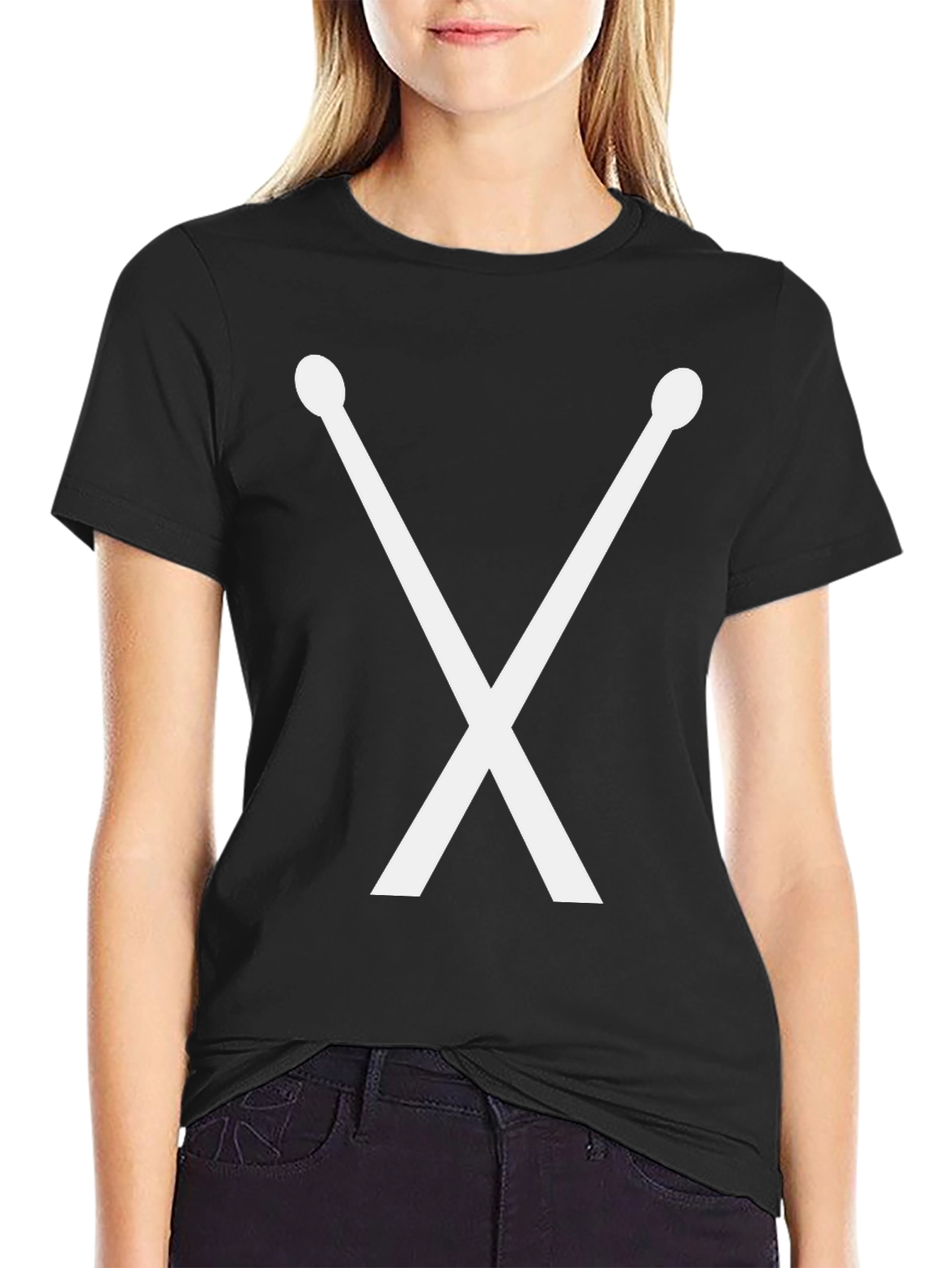 Drumsticks Graphic Tee - Music Lover Shirt