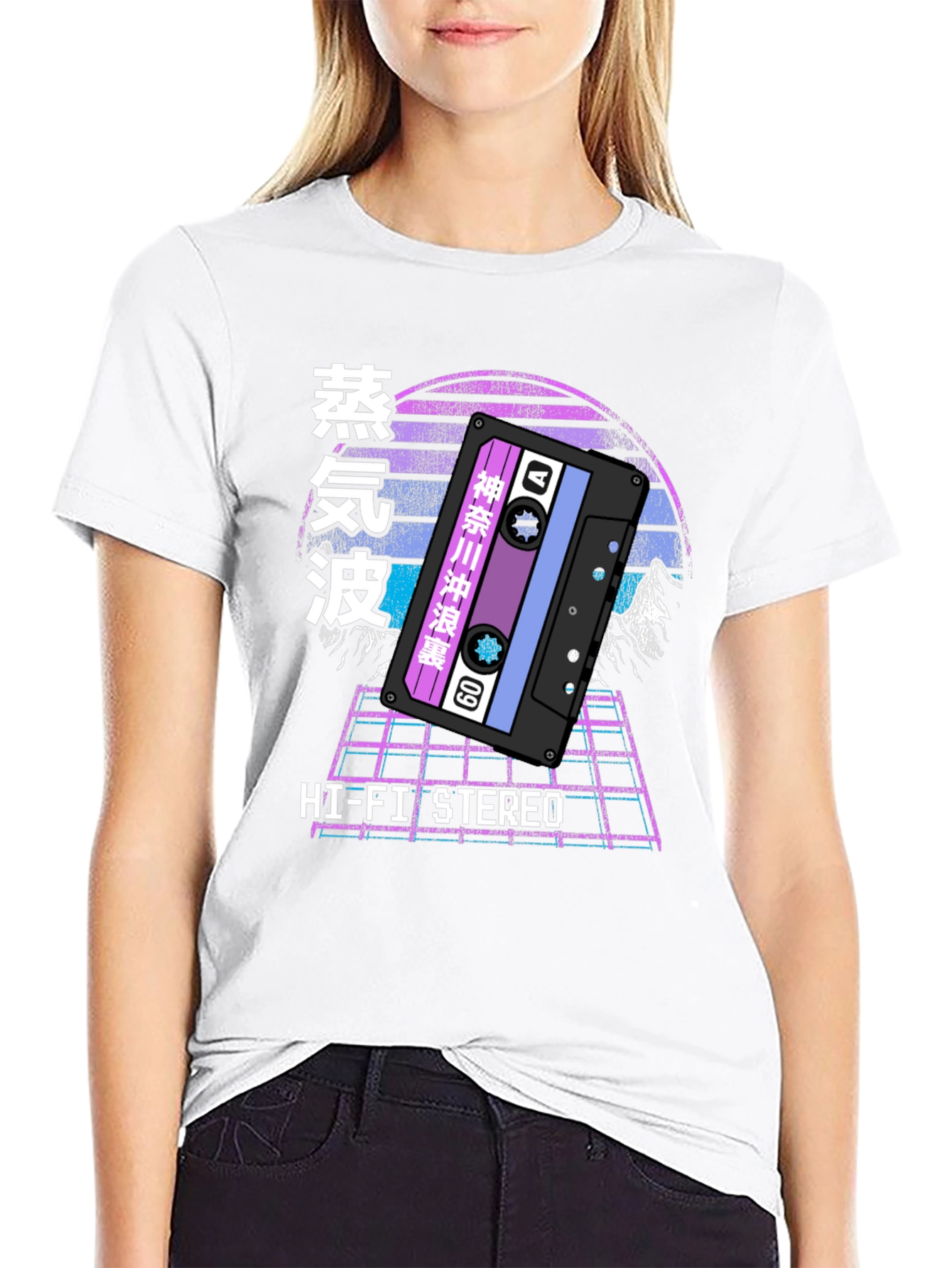 Vaporwave Cassette Tape T-Shirt