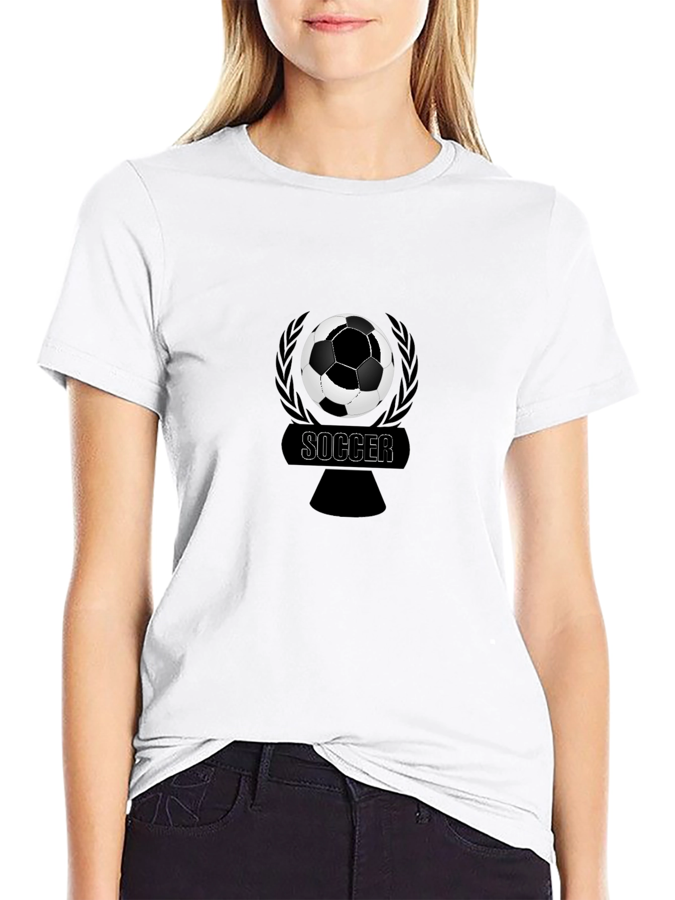 Soccer Ball Graphic Tee - Stylish & Comfortable!