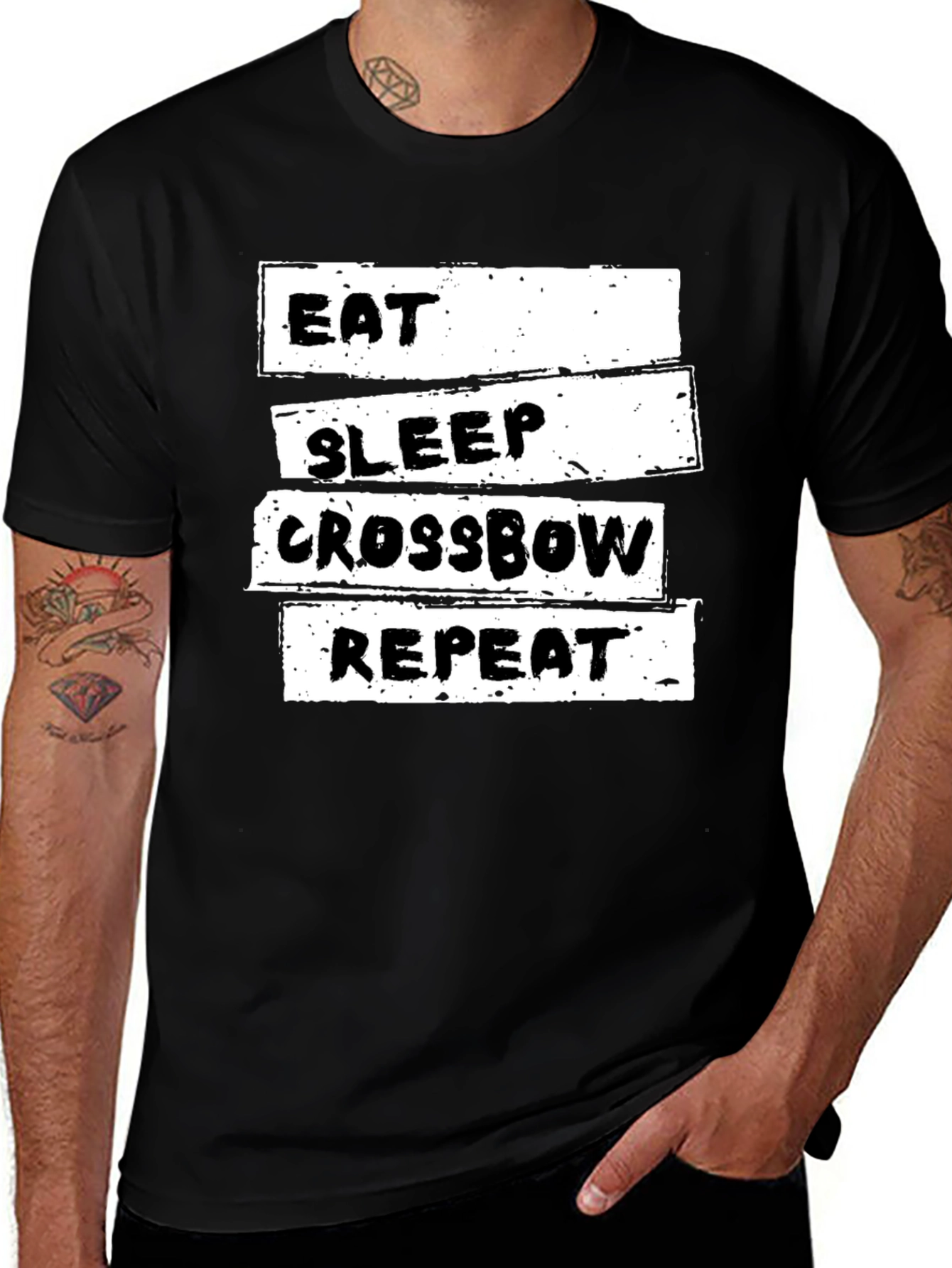 Eat Sleep Crossbow Repeat T-Shirt