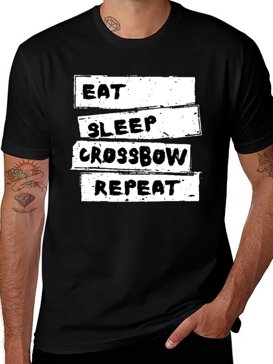 Eat Sleep Crossbow Repeat T-Shirt