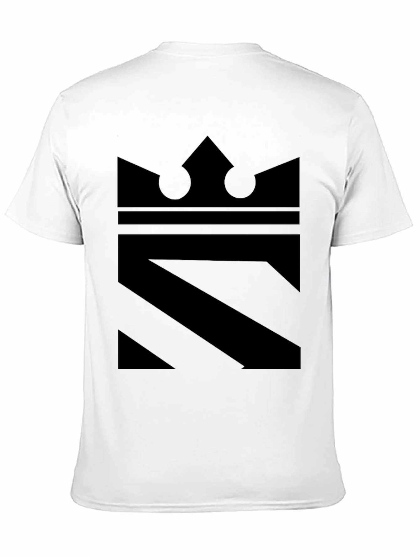 Crown Graphic Black T-Shirt - Modern Style