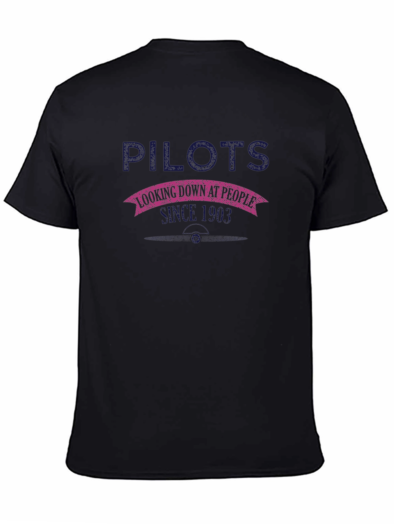 Pilots Looking Down At People Graphic T-Shirt