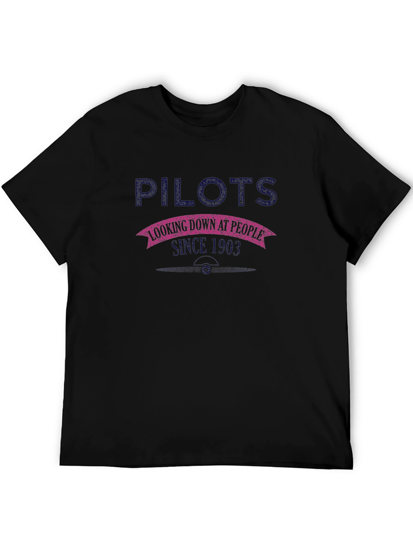 Pilots Looking Down At People Graphic T-Shirt
