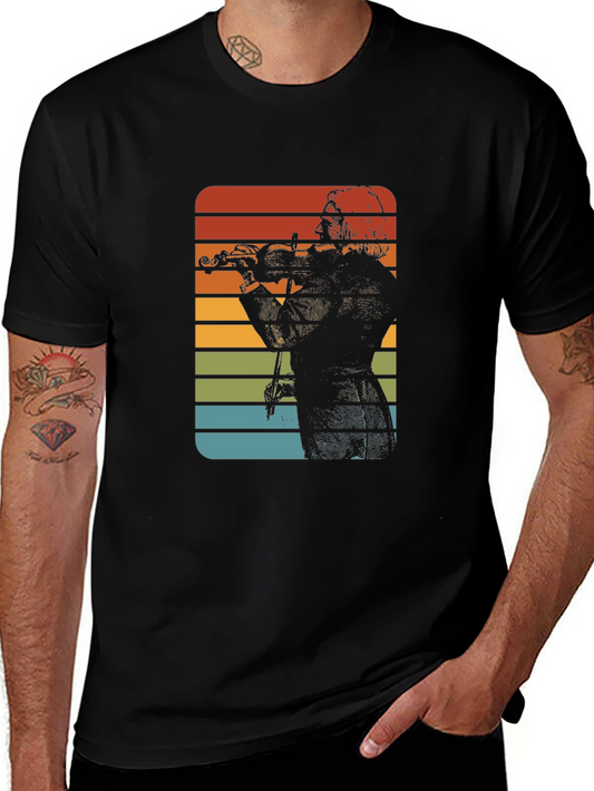 Vintage Violinist T-Shirt - Retro Music Tee