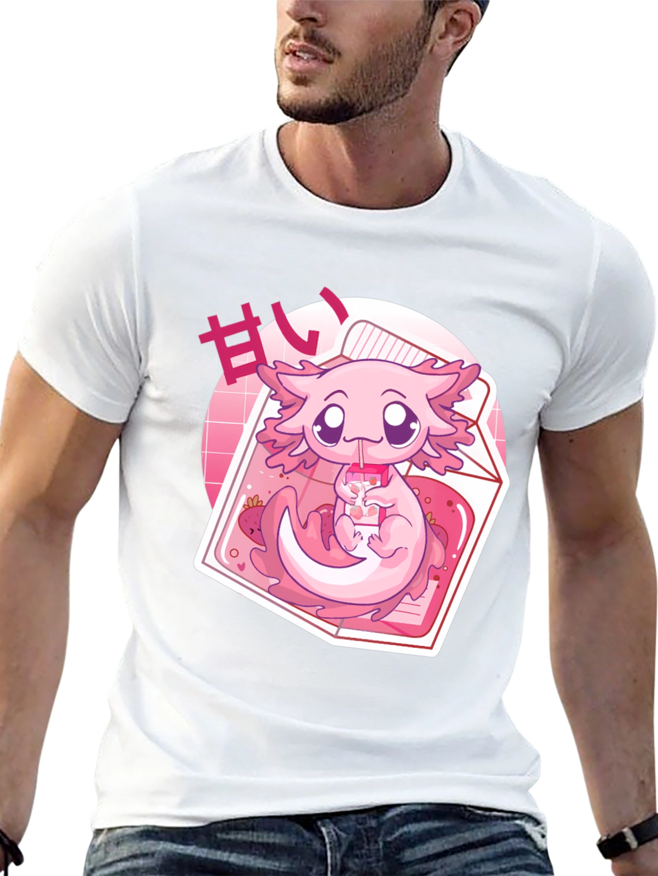 Cute Axolotl Kawaii T-Shirt
