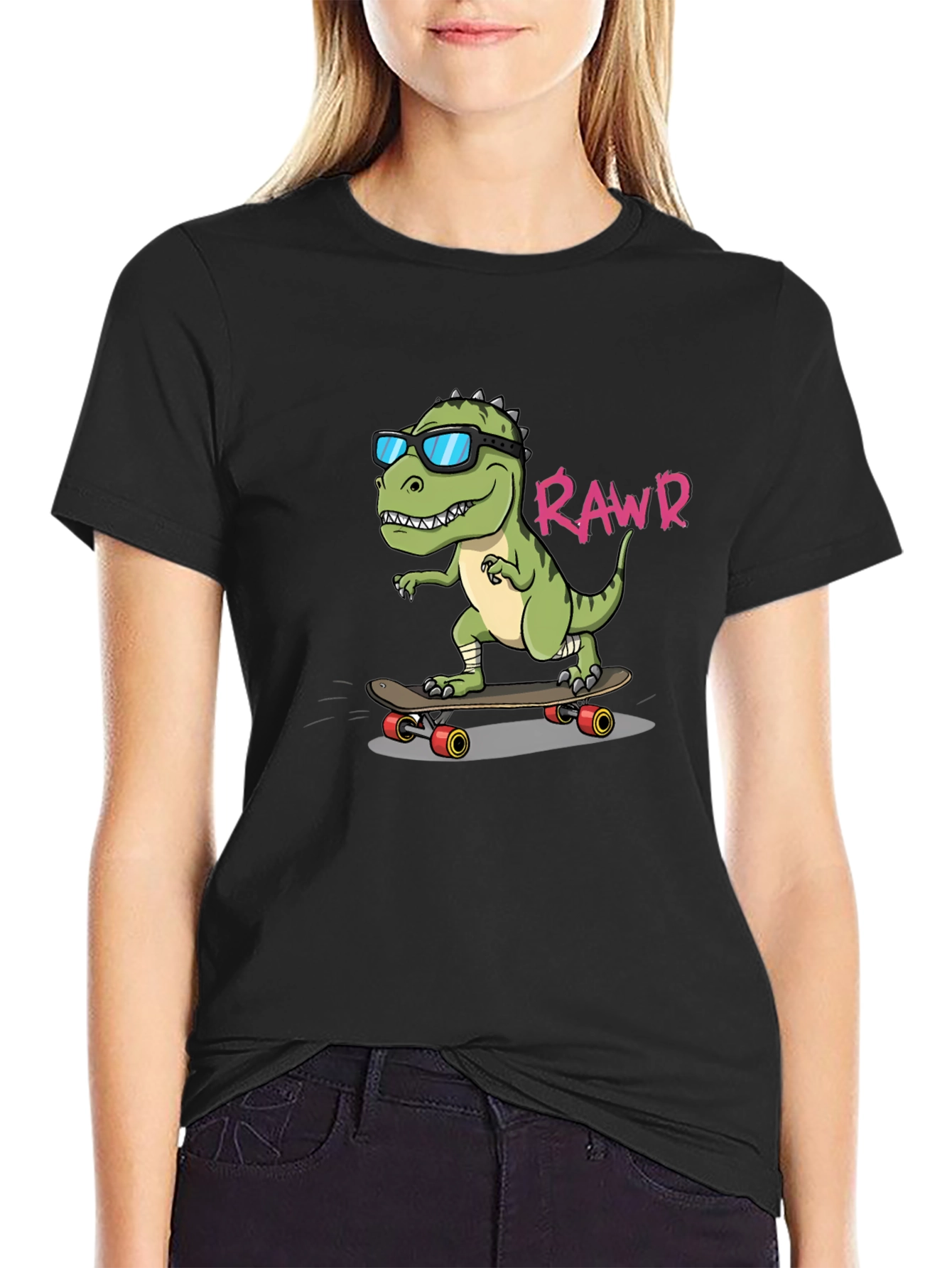 Cool Dino Rawr T-Shirt - Skater Style