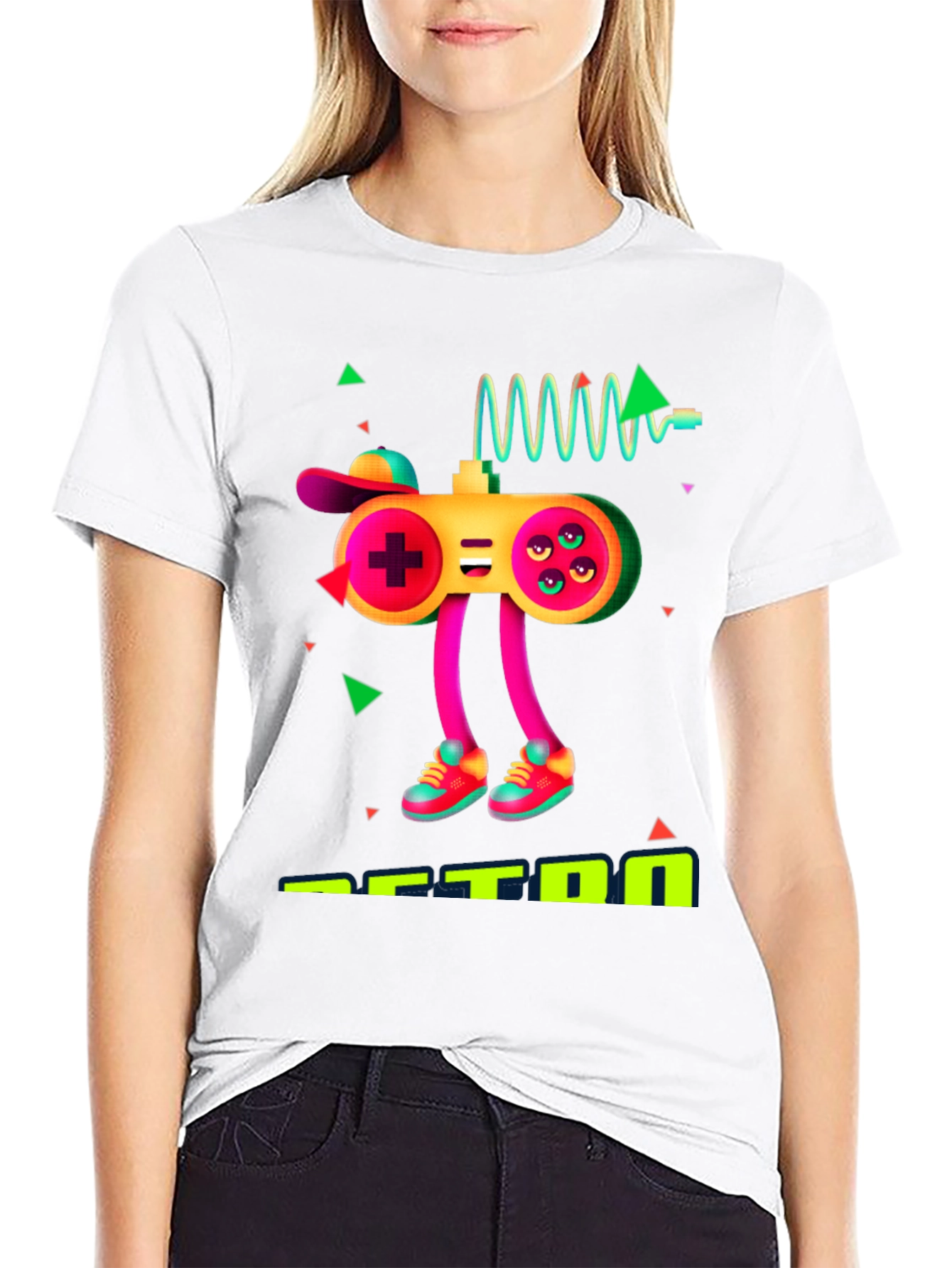 Gaming Controller Graphic Black T-Shirt