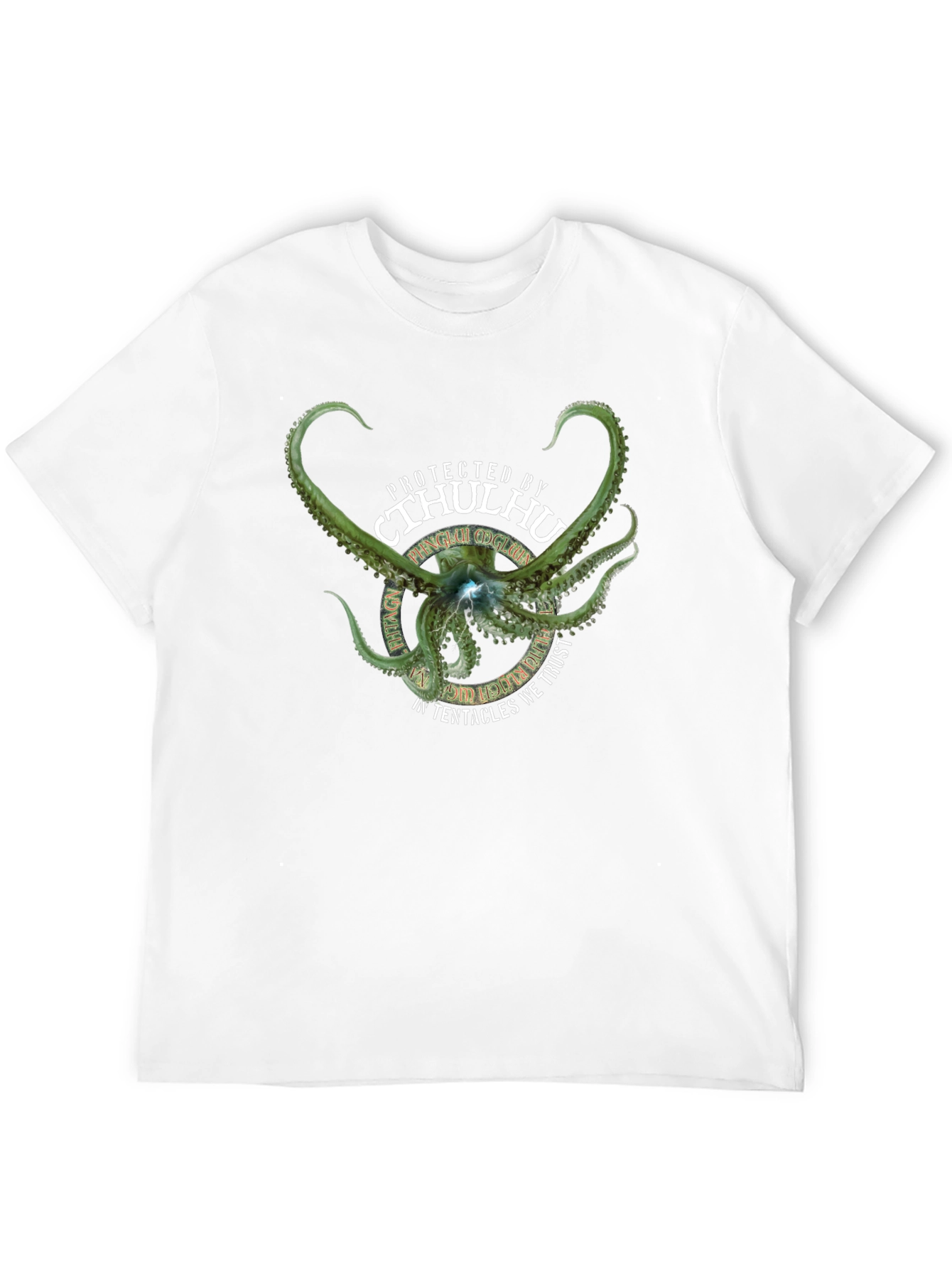 Cthulhu Tentacle T-Shirt - Protected By Cthulhu