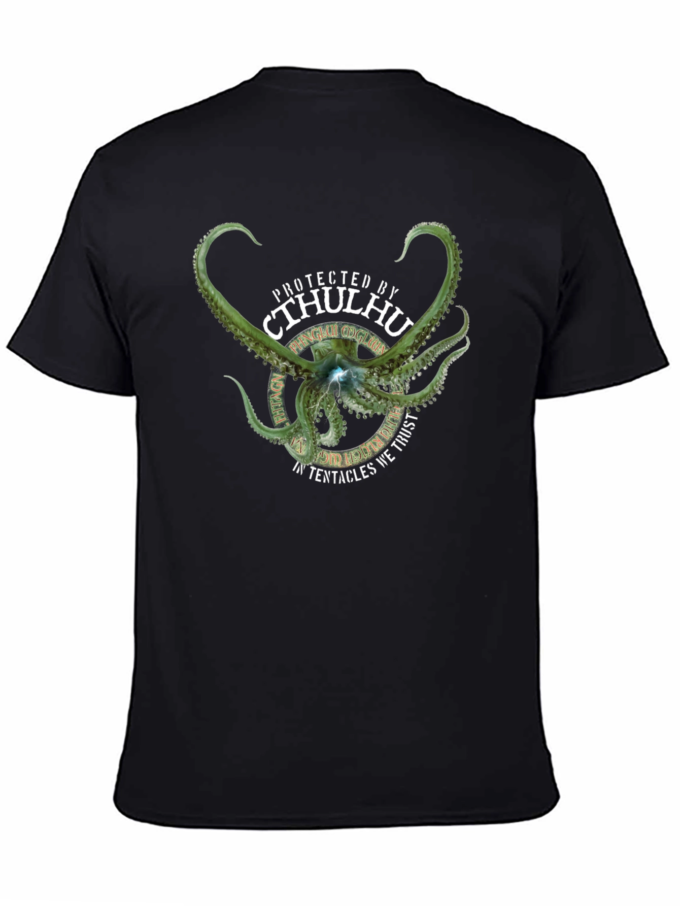 Cthulhu Tentacle T-Shirt - Protected By Cthulhu