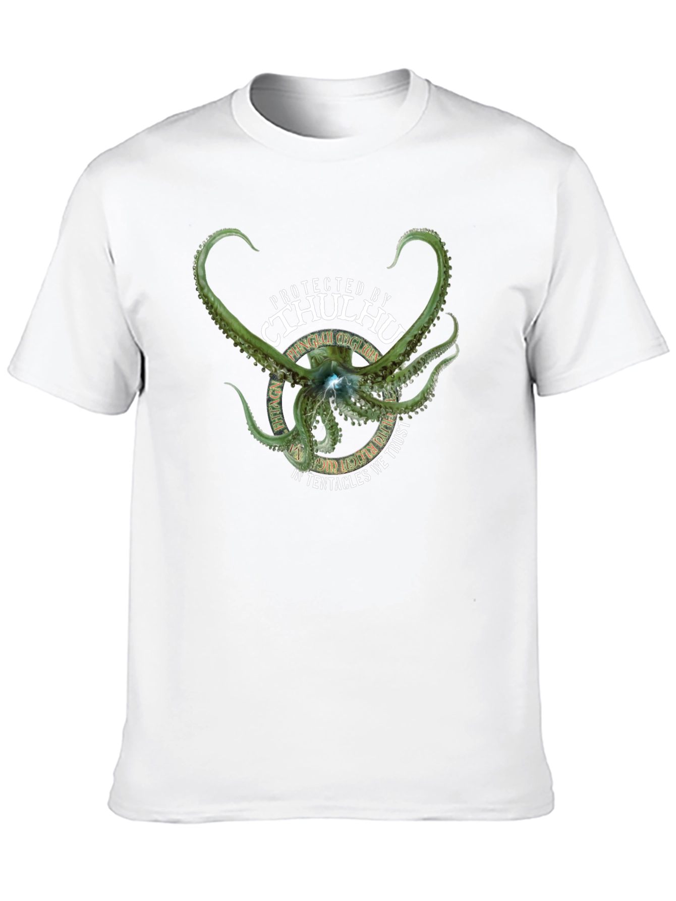 Cthulhu Tentacle T-Shirt - Protected By Cthulhu