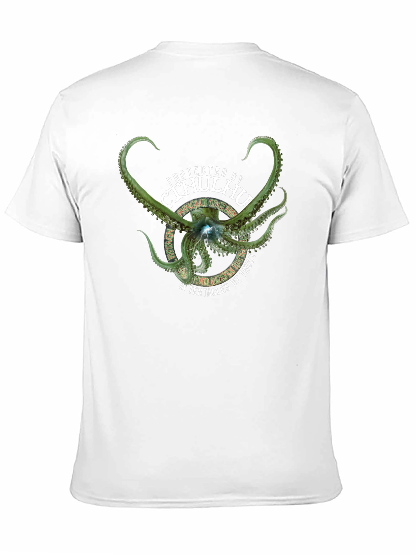 Cthulhu Tentacle T-Shirt - Protected By Cthulhu