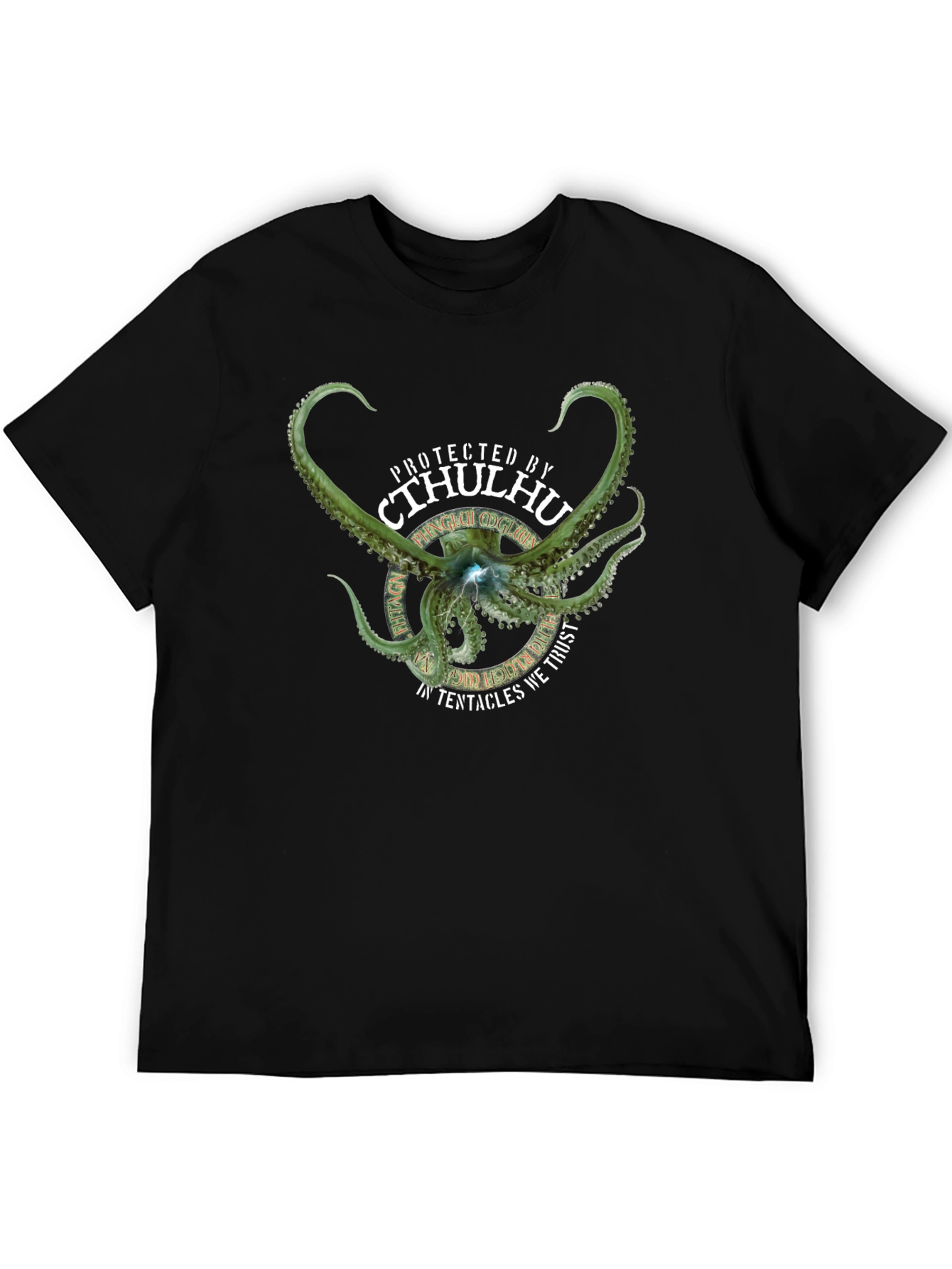 Cthulhu Tentacle T-Shirt - Protected By Cthulhu